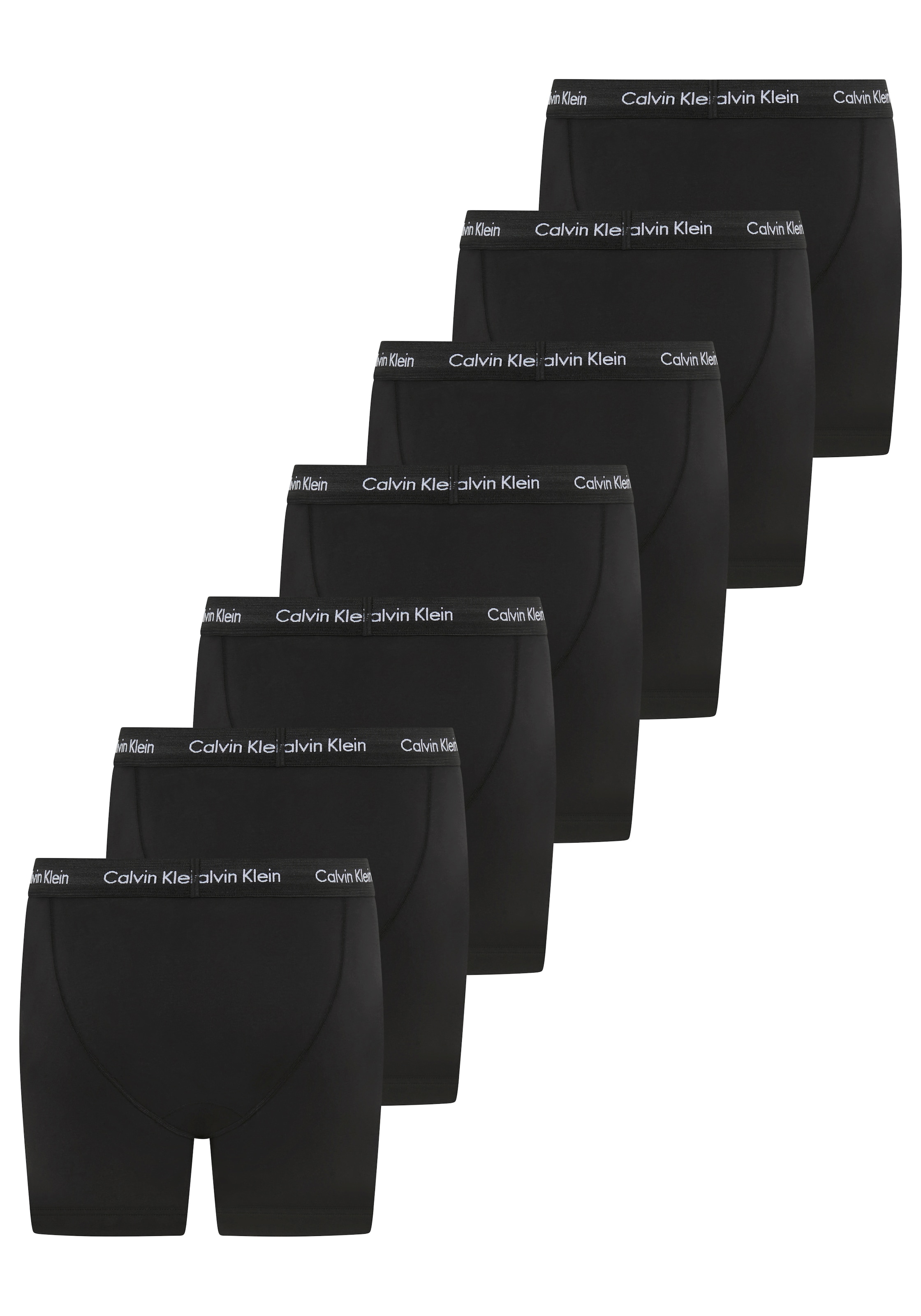 Calvin Klein Underwear Boxer »Boxer Brief 7PK«, 7 Stk. mittlehoher Bund, langes Bein