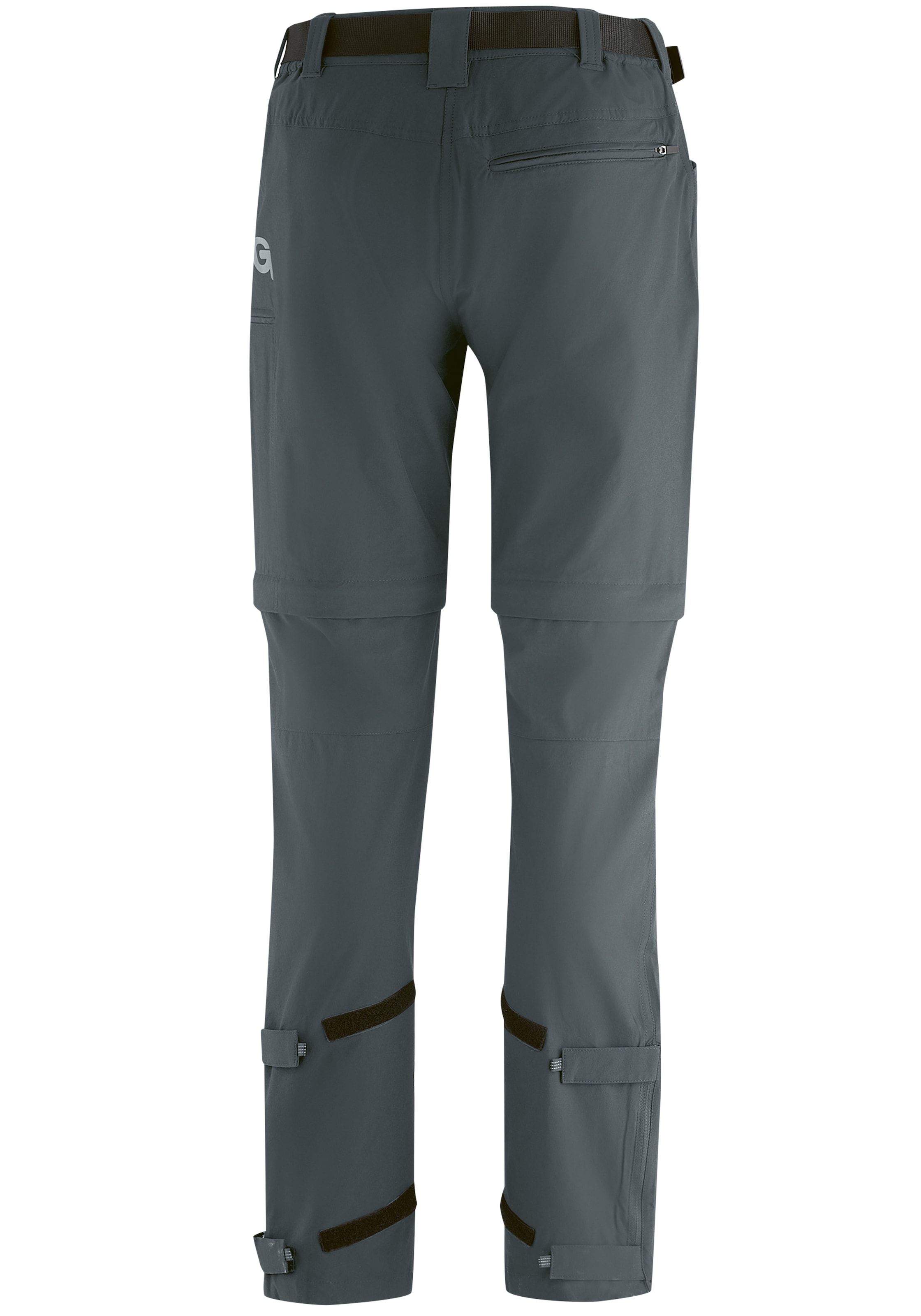 Gonso Fahrradhose »Ruth«, Damen zipp-off Radhose mit Sitzpolster und Gürtel, wasserabweisend