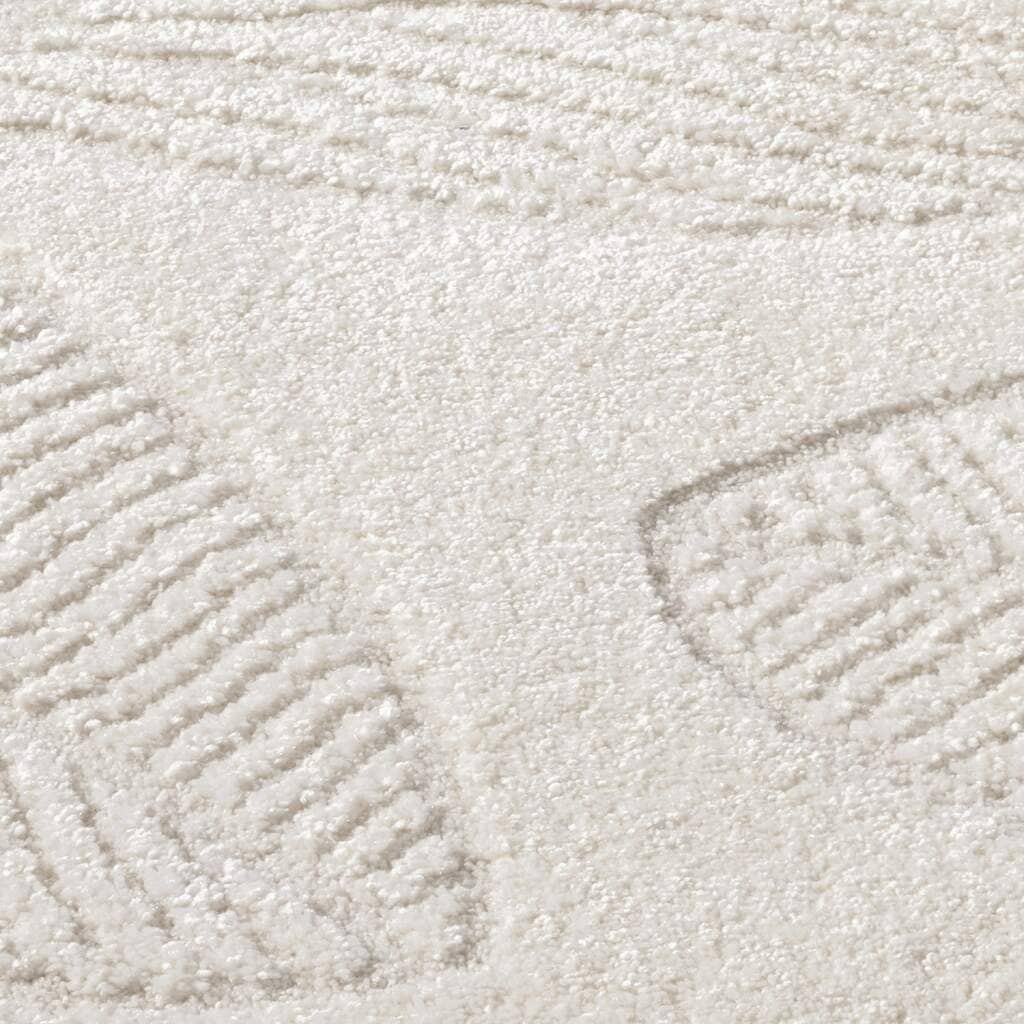 Carpet City Teppich »LOUNGE 0629«, rechteckig, 15 mm Höhe, Kurzflor-Teppich Modern, Hoch-Tief-Struktur, Wohnzimmer, Schlafzimmer