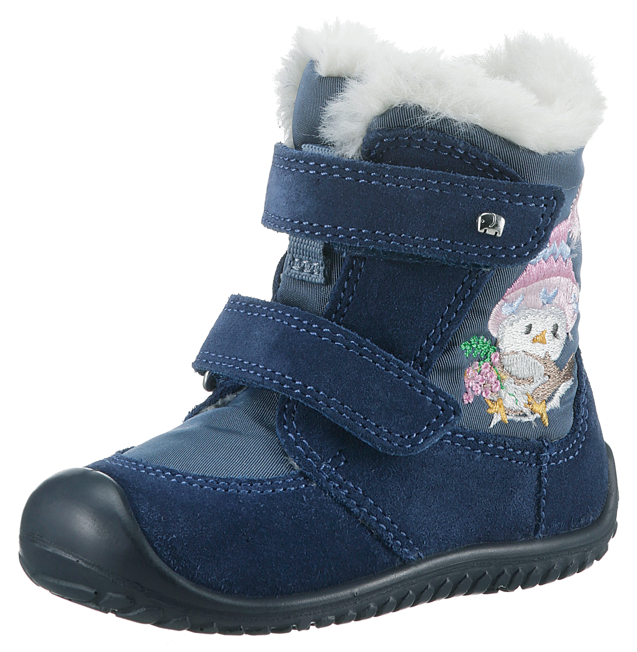 ELEFANTEN Snowboots »Winterstiefel SUNNY SOCHI - WMS: Mittel«, mit Schneemann bestickt