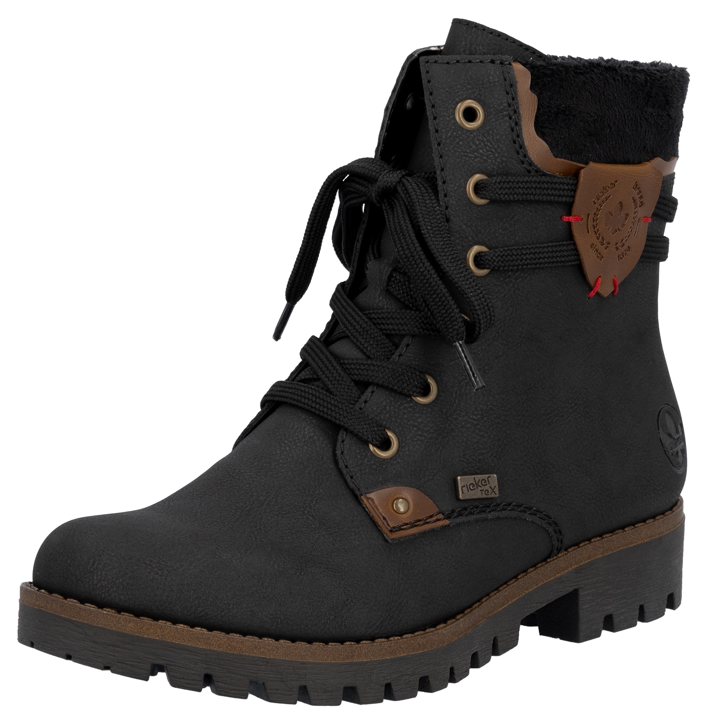 Rieker Winterboots, Winterstiefelette, Schnürstiefelette, Boots mit Tex-Ausstattung