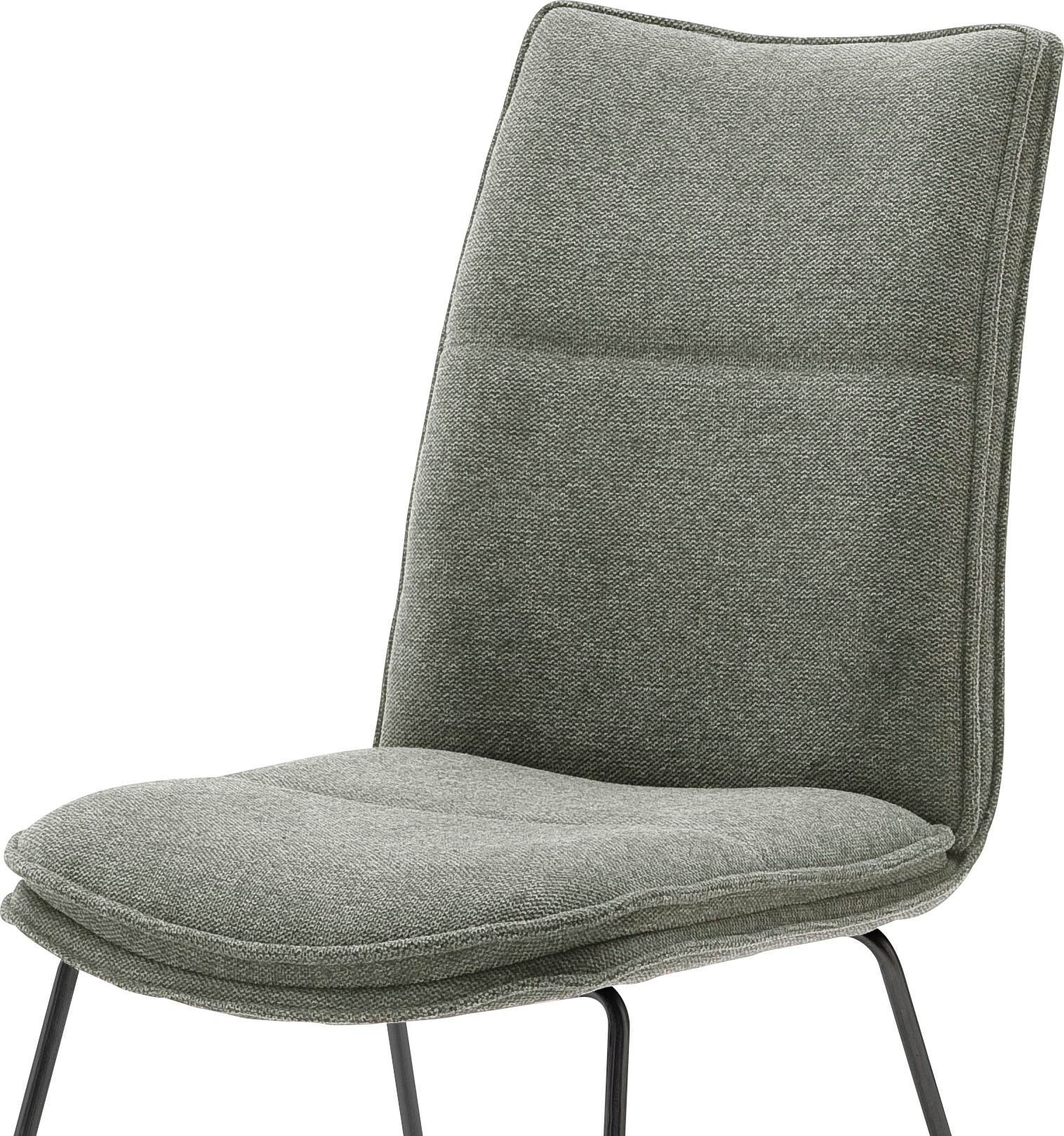 MCA furniture Stuhl »Hampton«, (Set), 2 St., Chenilleoptik, 2er Set, mit Griff, Belastbarkeit 120 Kg, Sitzhöhe ca. 49 cm