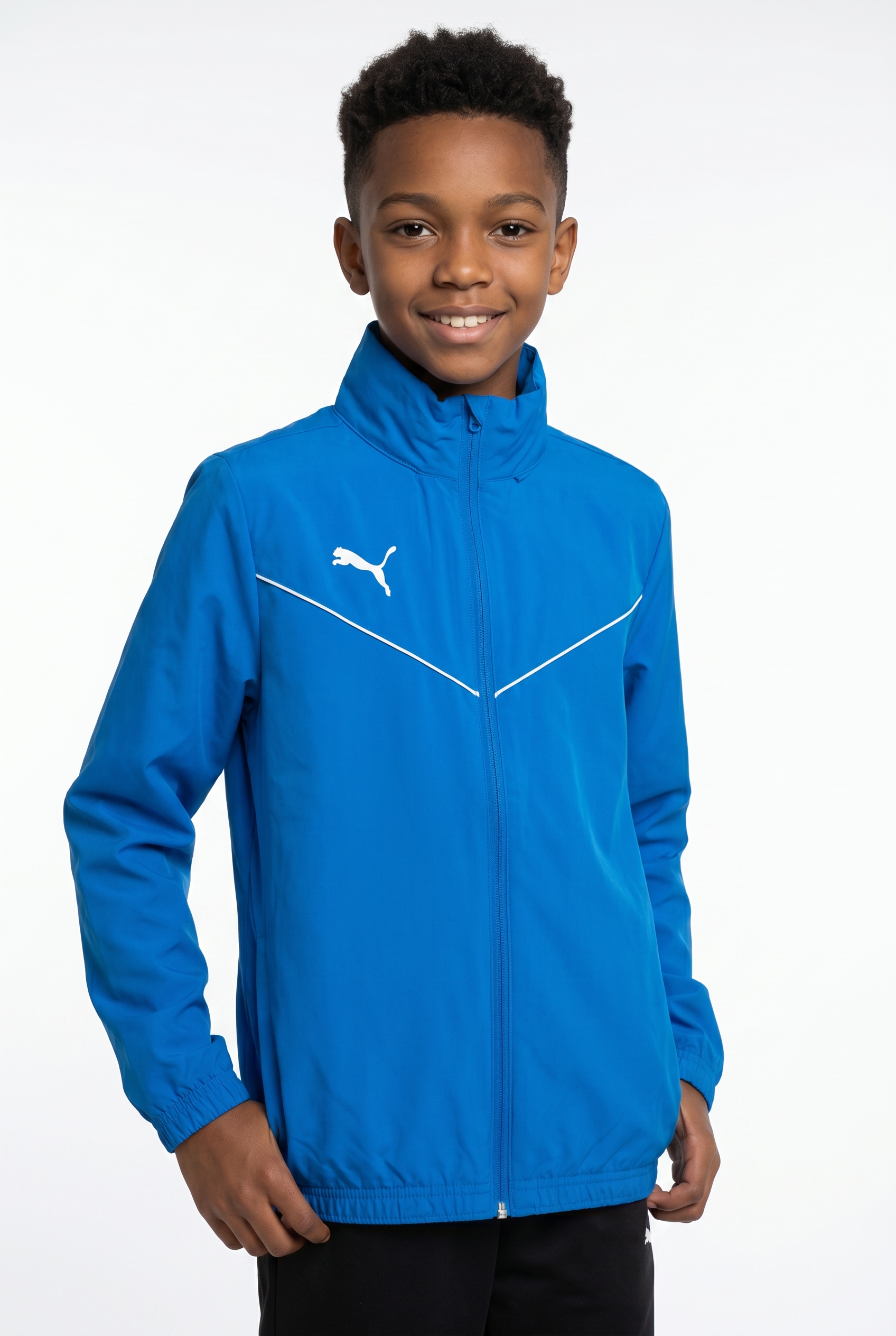 PUMA Windbreaker »TEAMRISE ALL WEATHER JKT JR« mit Kapuze sportlicher Stil, mit Kapuze, mit Reißverschlusstasche, Regular Fit