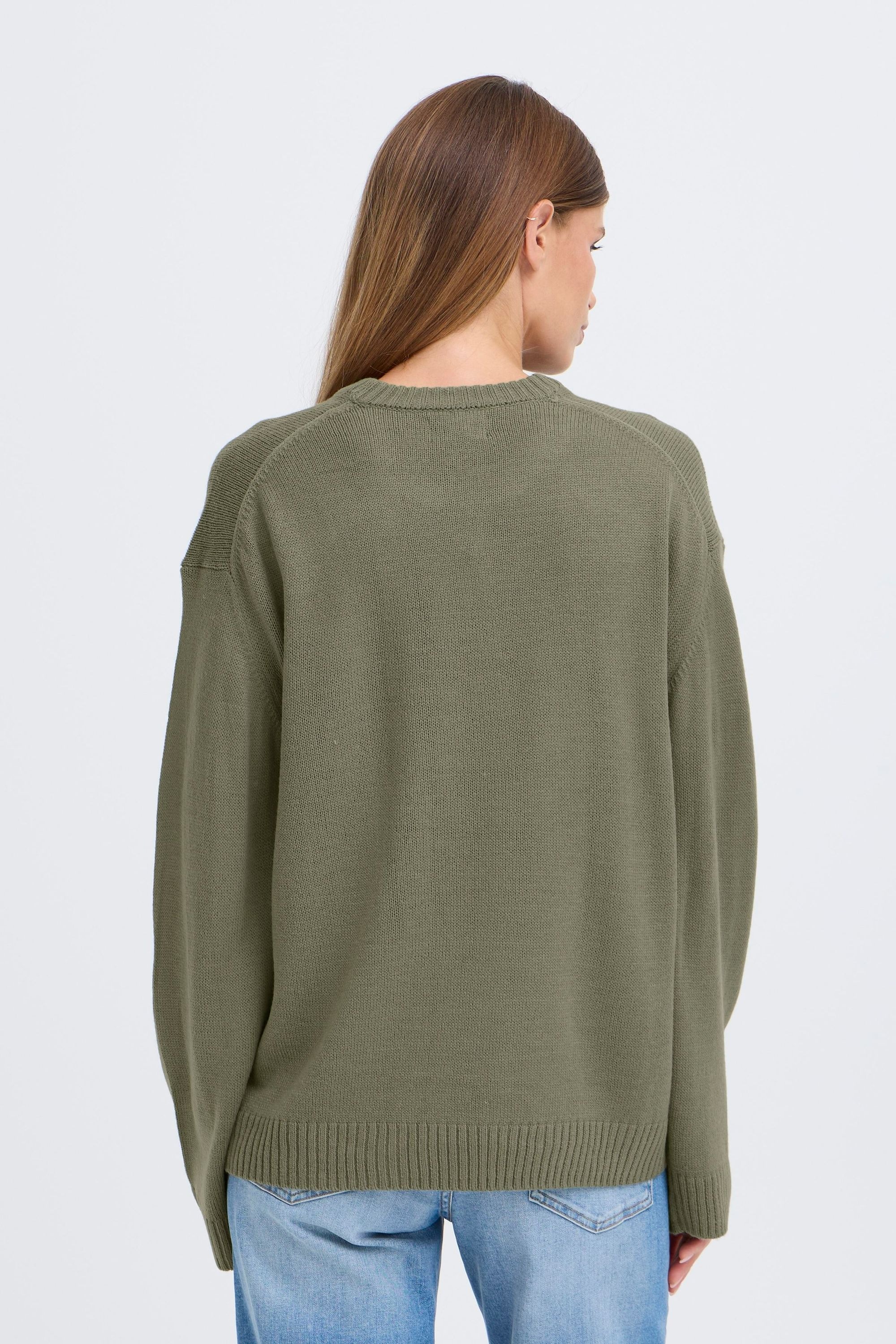 OXMO Strickfleece-Pullover »Strickpullover OXISAMSON«