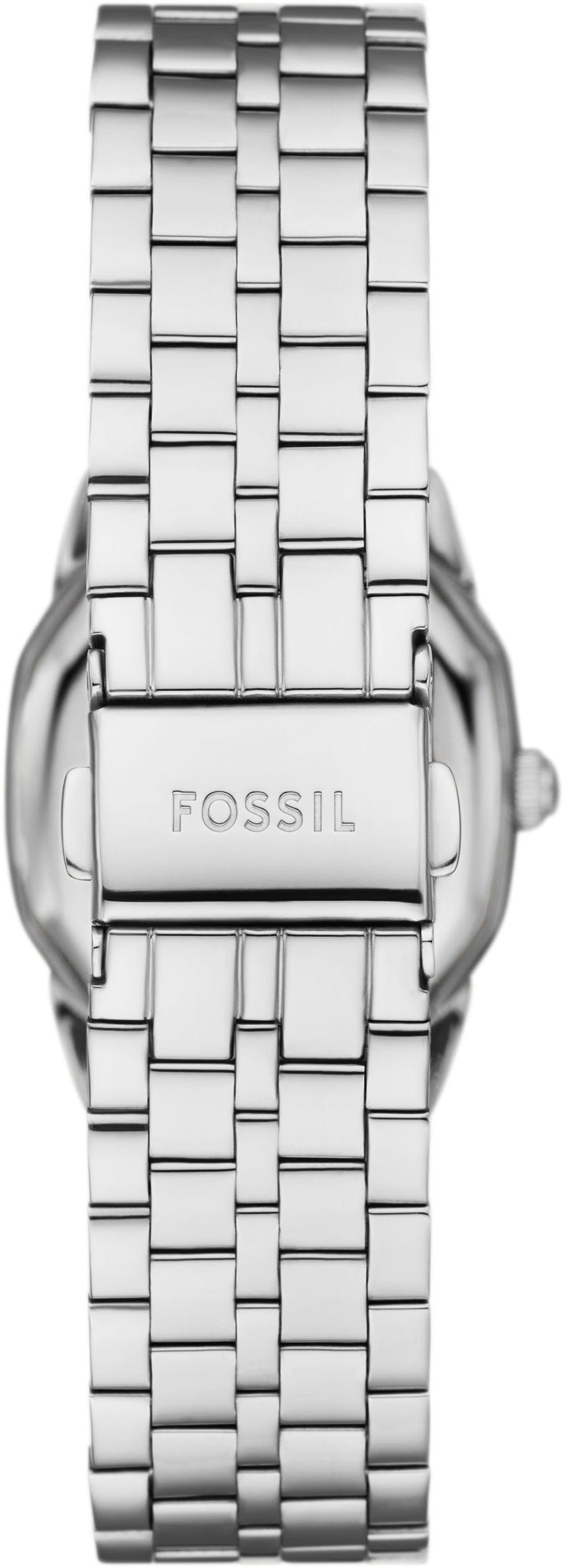 Fossil Quarzuhr »HARLOW«, Armbanduhr, Damenuhr, Edelstahlarmband, analog