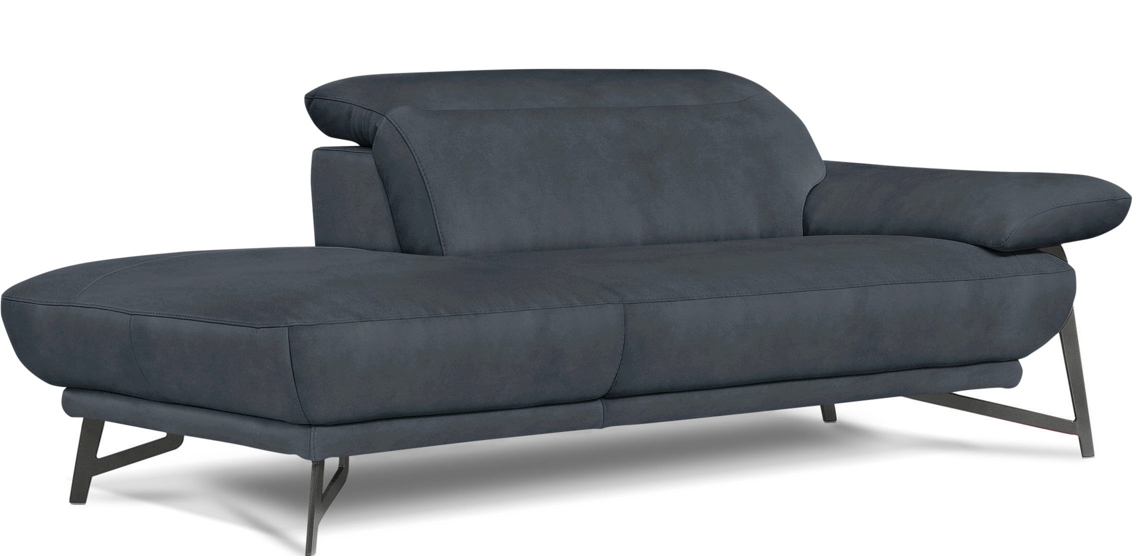 Egoitaliano Polstergarnitur »Anais, Design mit hohem Sitzkomfort für mehr Bequemlichkeit«, Set: bestehend aus Sofa und Ottomane, inkl. Kopfteilverstellung