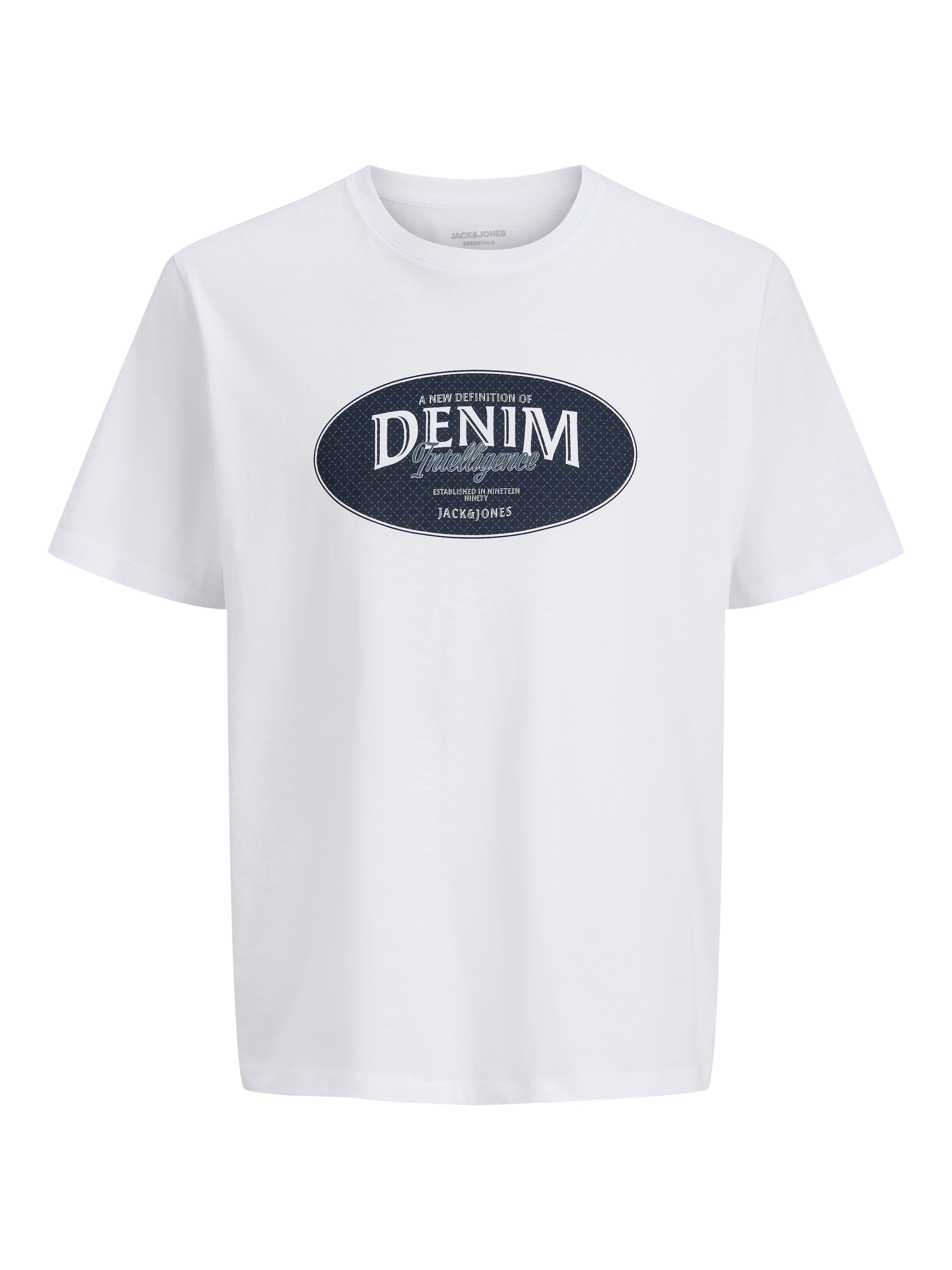 Jack & Jones T-Shirt »JJEDOVER DENIM TEE SS O-NECK 3PK MP« Packung, 3 tlg.