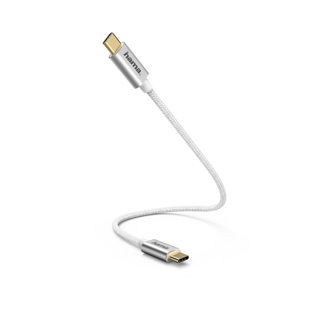 Lade-/Datenkabel, USB Type-C - USB Type-C, 0,2 m, Weiß »USB-Kabel«