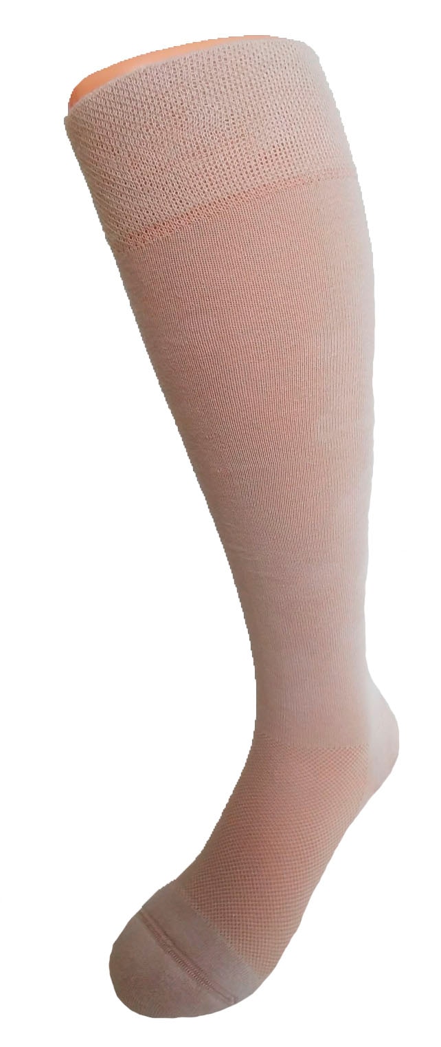 Fußgut Diabetikersocken »Venenfreund Kniestrümpfe mit Airchannel Fußbelüftung«, (2 Paar), verstärkte Fußpolsterung, weiter Bund, Druckentlastung, bequemer Bund