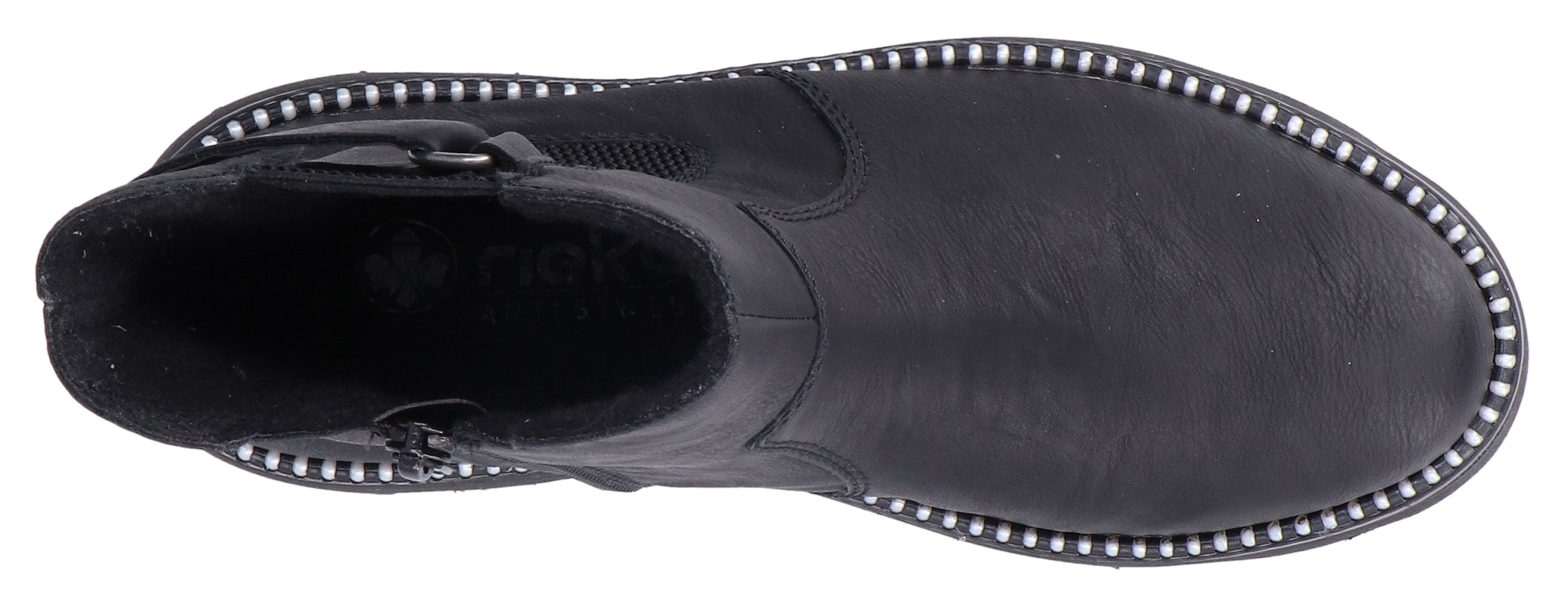 Rieker Chelseaboots, Schlupfboots, Stiefelette, Plateau, mit Innenreißverschluss
