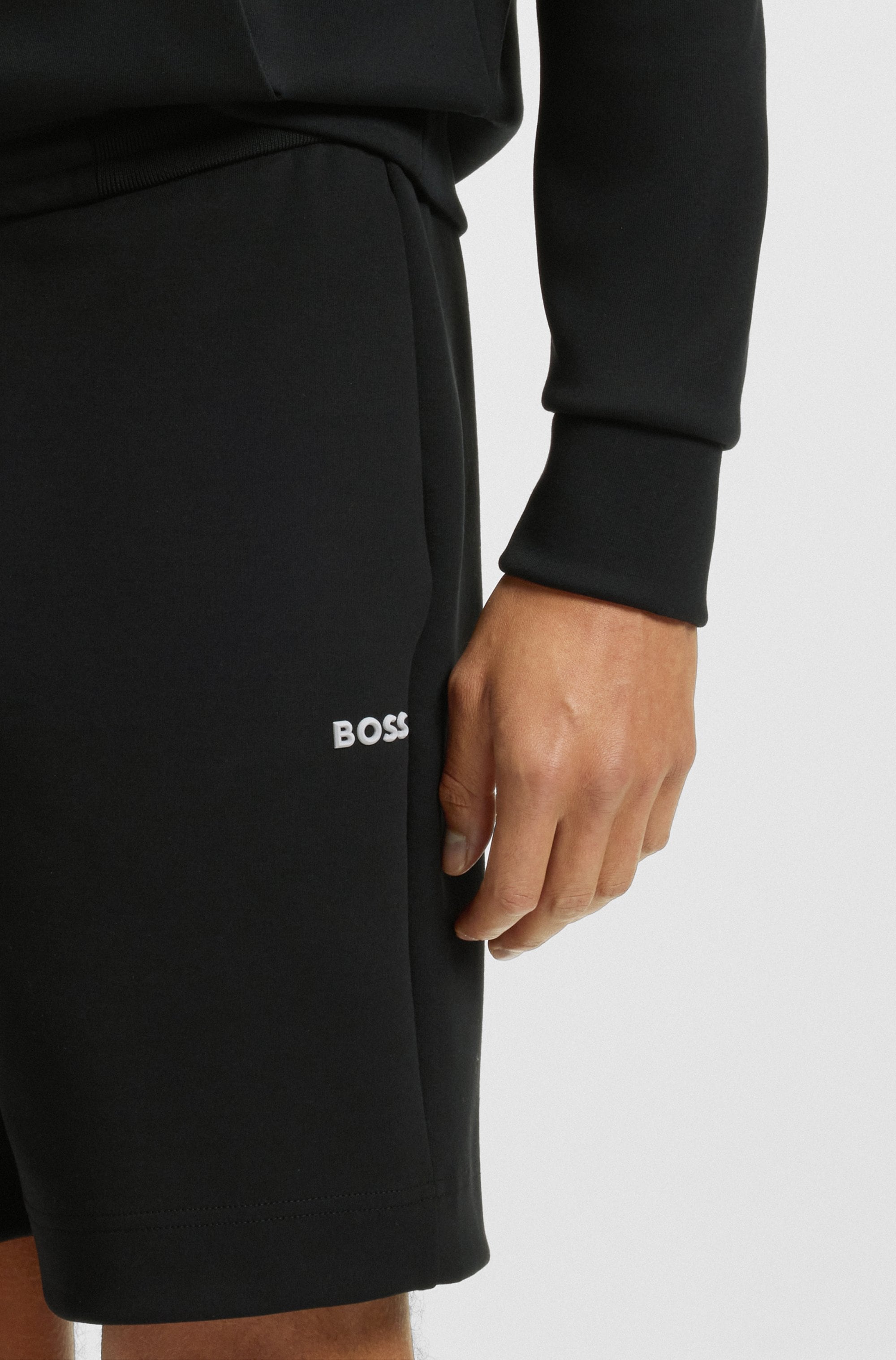 BOSS GREEN Sweatshorts »Shorts Zone«, mit Streifendetails