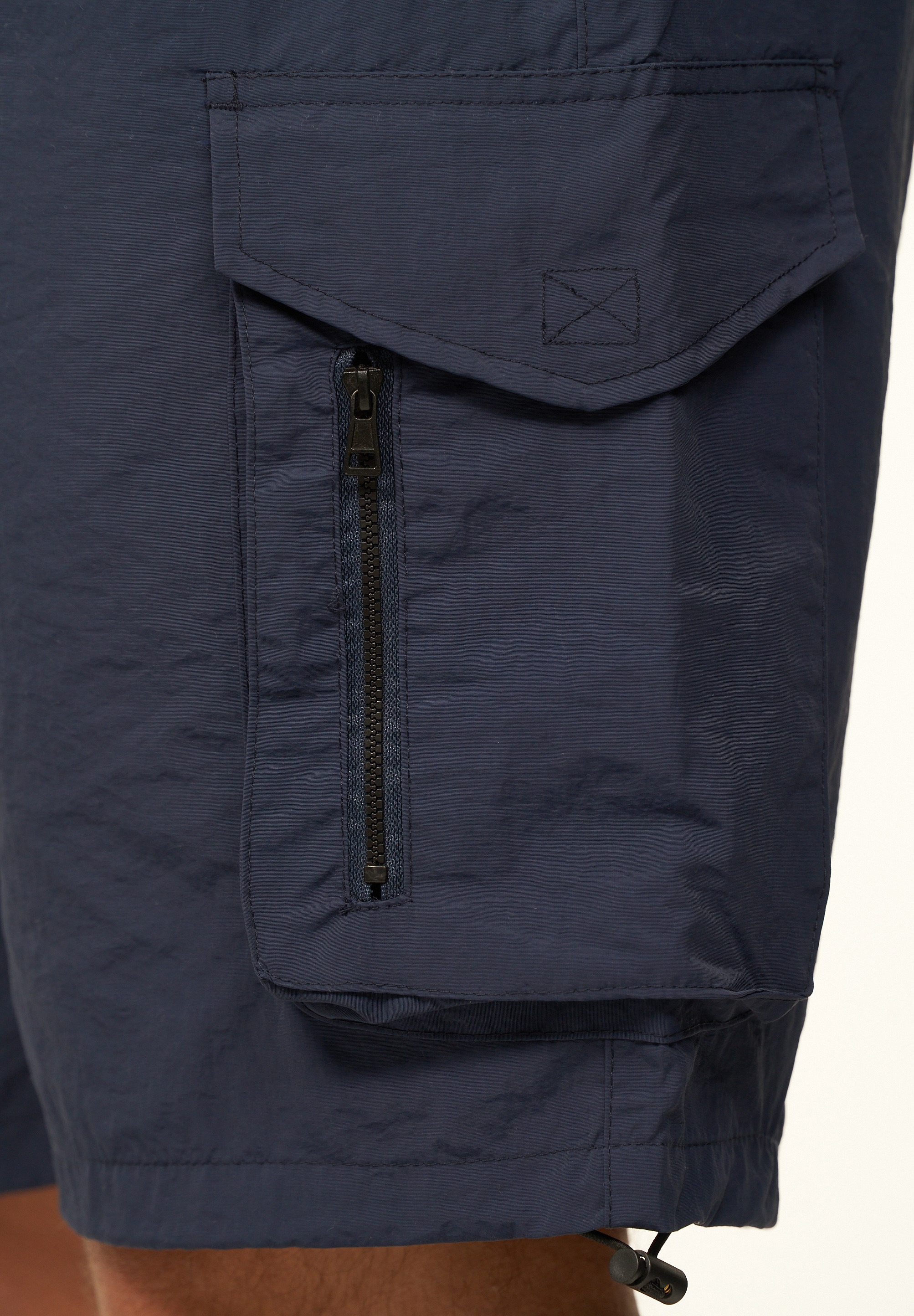 SOULSTAR Cargoshorts »SOULSTAR Cargoshorts im Tech Utility-Style für Herren aus leichtem Nylon Regular-Fit«  Kurze Hose mit Gummibund & Tunnelzug - Sommer-Shorts Bermuda