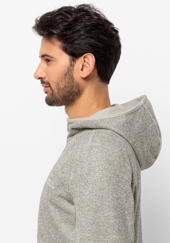 Jack Wolfskin Fleecejacke »TANNENSPUR HOODED JKT M«, mit Kapuze