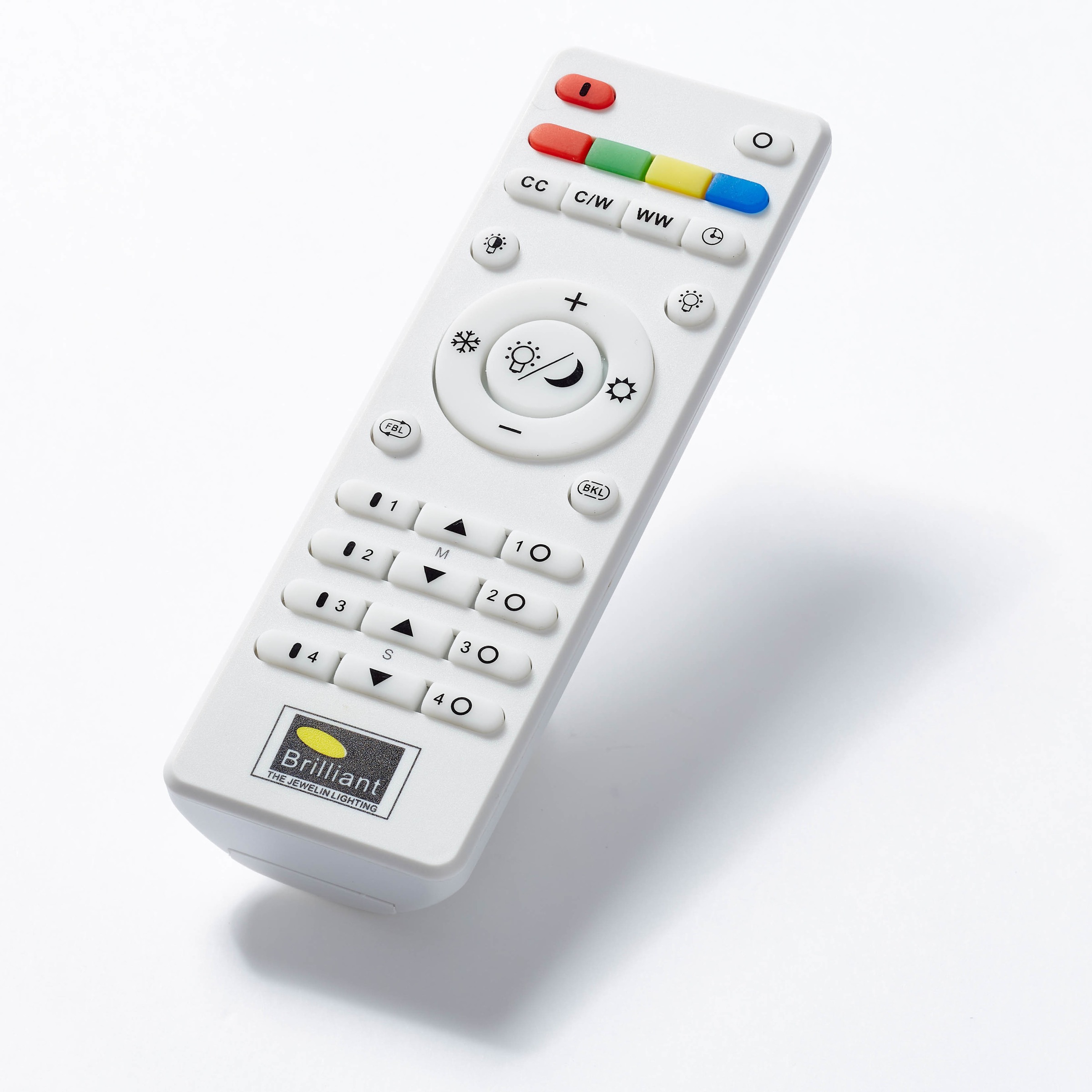 Brilliant Leuchten Flat LED Deckenaufbau-Paneel 60x60cm nickel eloxiert