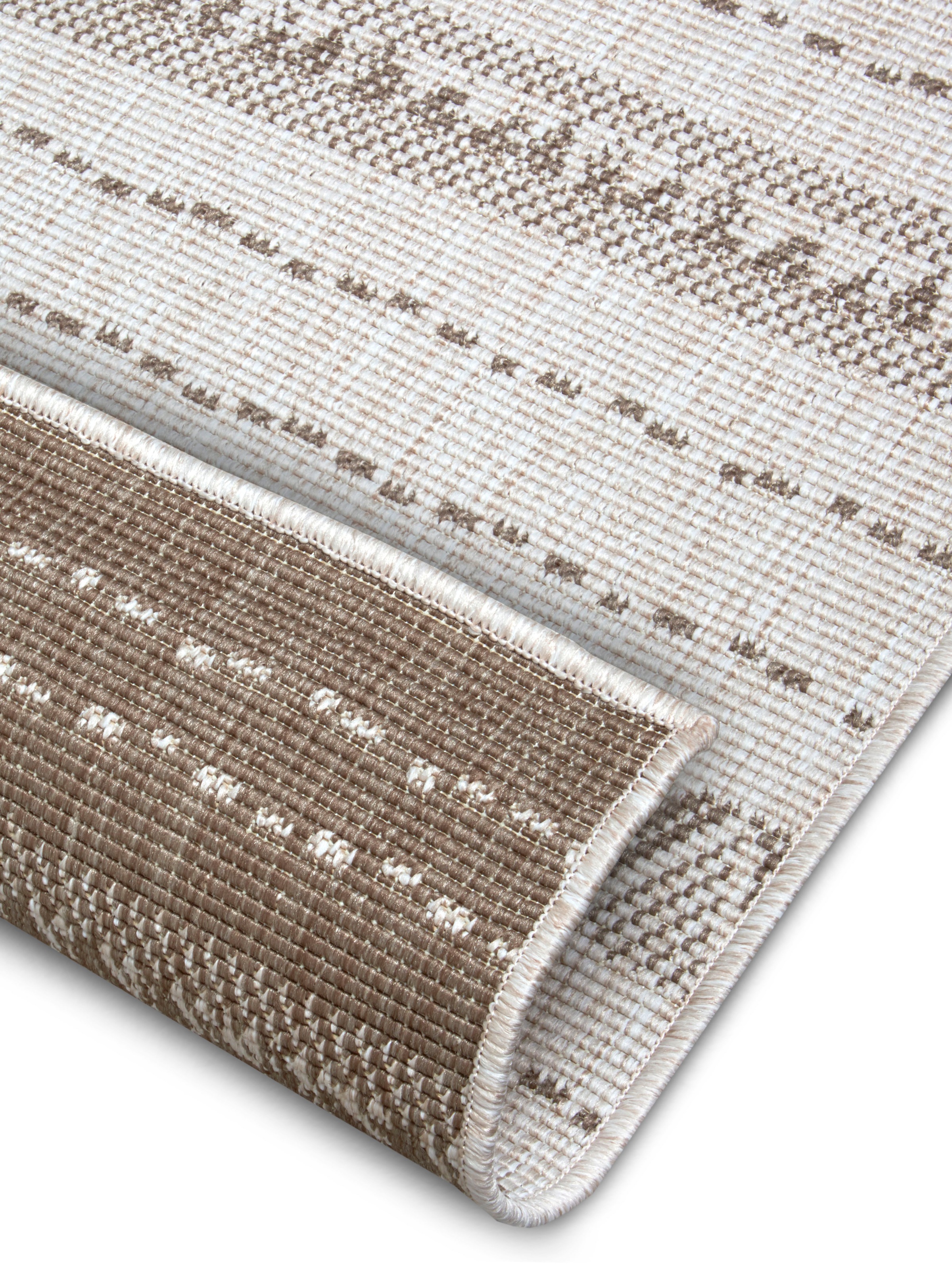 NORTHRUGS Teppich »Bahamas Wendeteppich«, rechteckig, 5 mm Höhe, In-& Outdoor, Wetterfest, Balkon, Garten, Wohnzimmer, Wasserfest