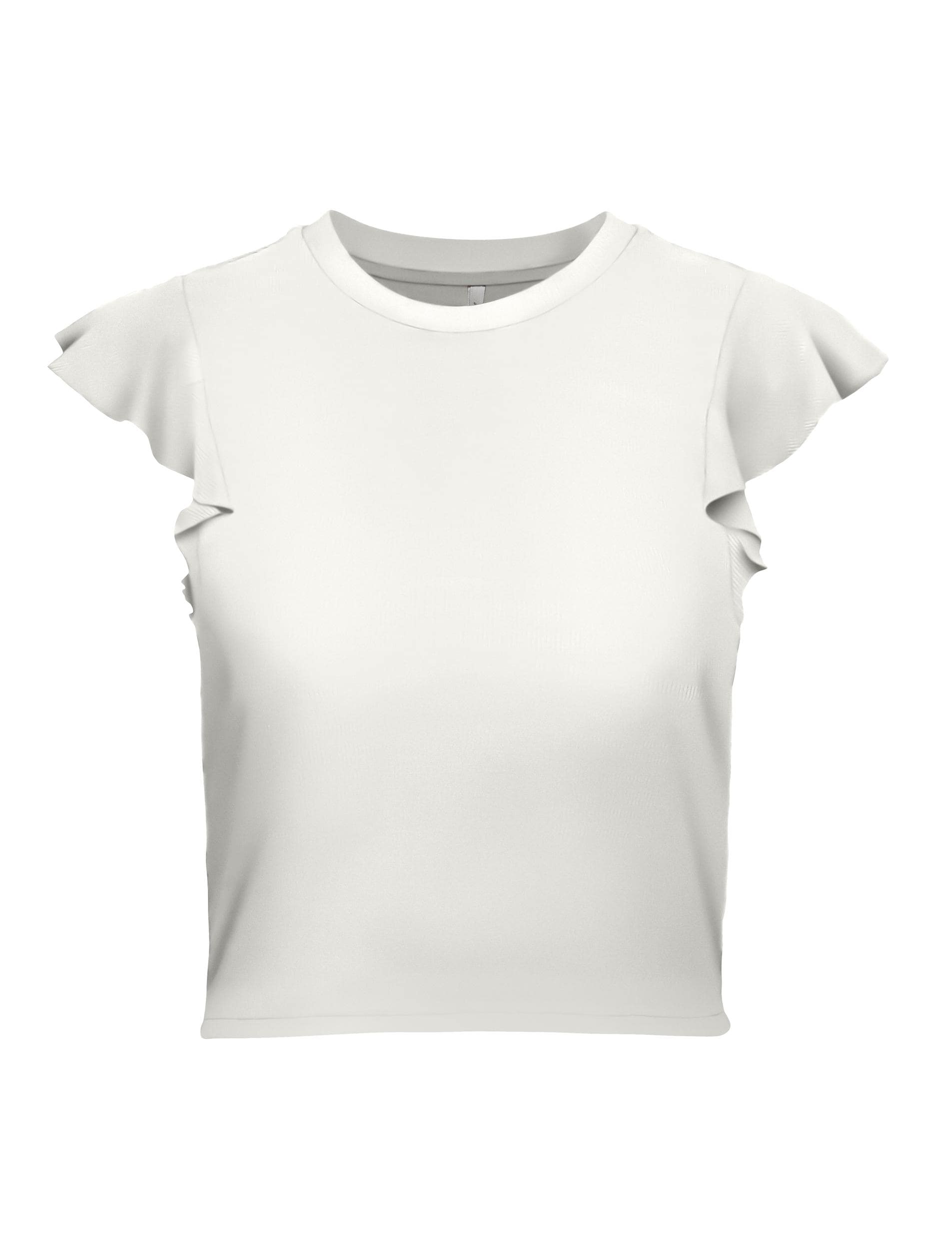 ONLY Kurzarmshirt »ONLBELIA S/L FRILL TOP BOX JRS«