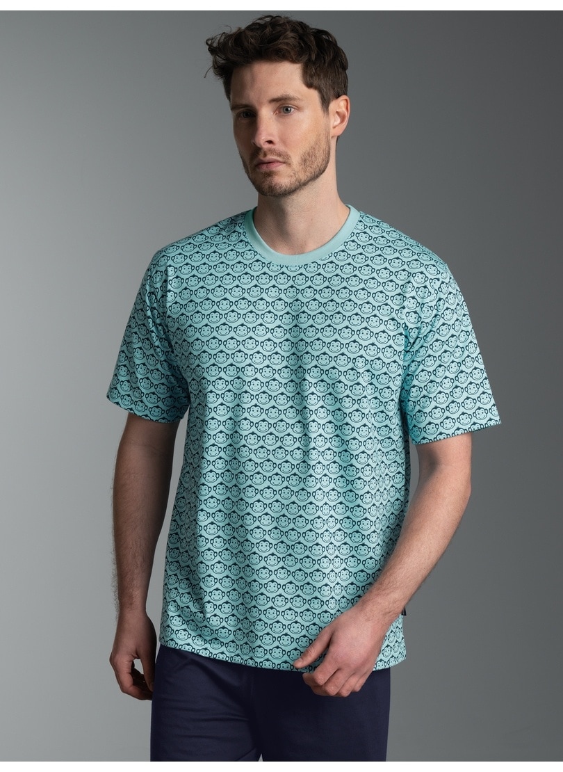 Trigema T-Shirt »TRIGEMA T Shirt mit Allover-Muster "Äffchen"« 1