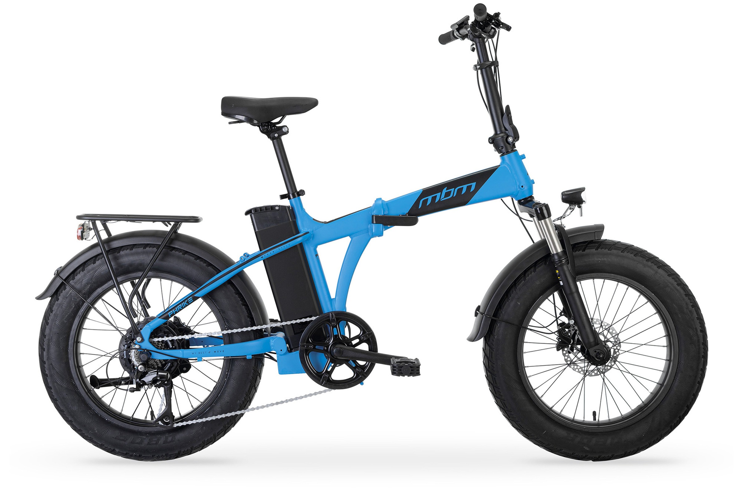 MBM E-Bike »Elektro-Falt-Fahrrad PHRIKE 20 Zoll, blau«