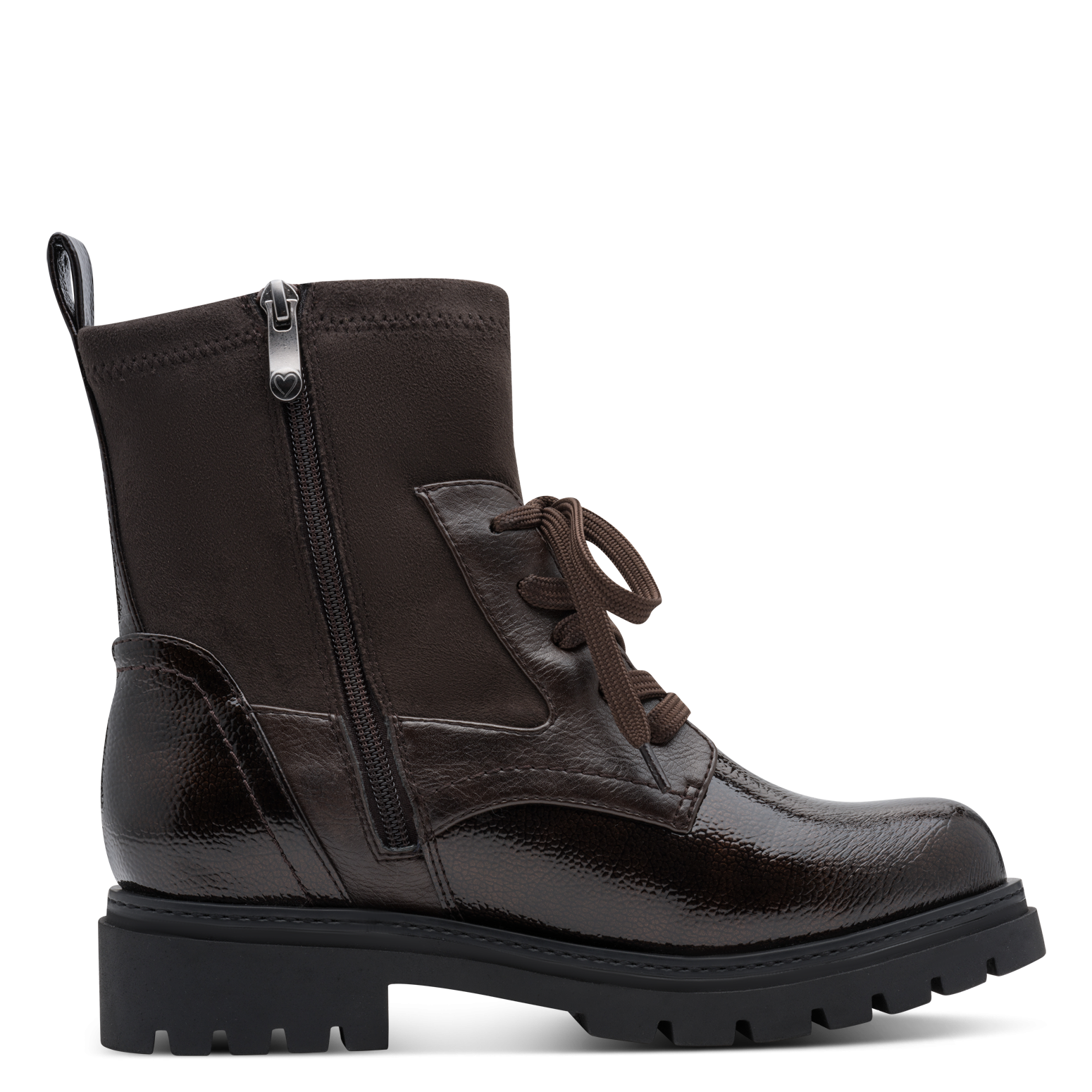 MARCO TOZZI Schnürstiefelette  Schnürboots, Ankle Boots mit modischem Textil-Schaft
