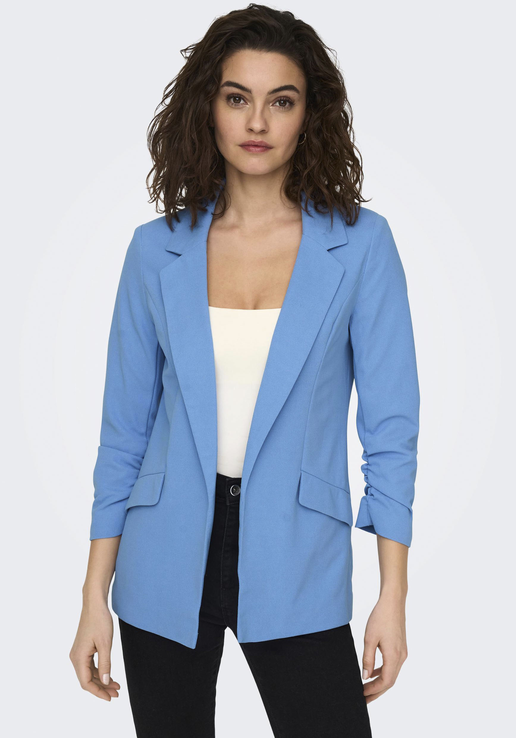 Kurzblazer »ONLCAROLINA DIANA 3/4 BLAZER«, mit gerafften 3/4 Ärmel