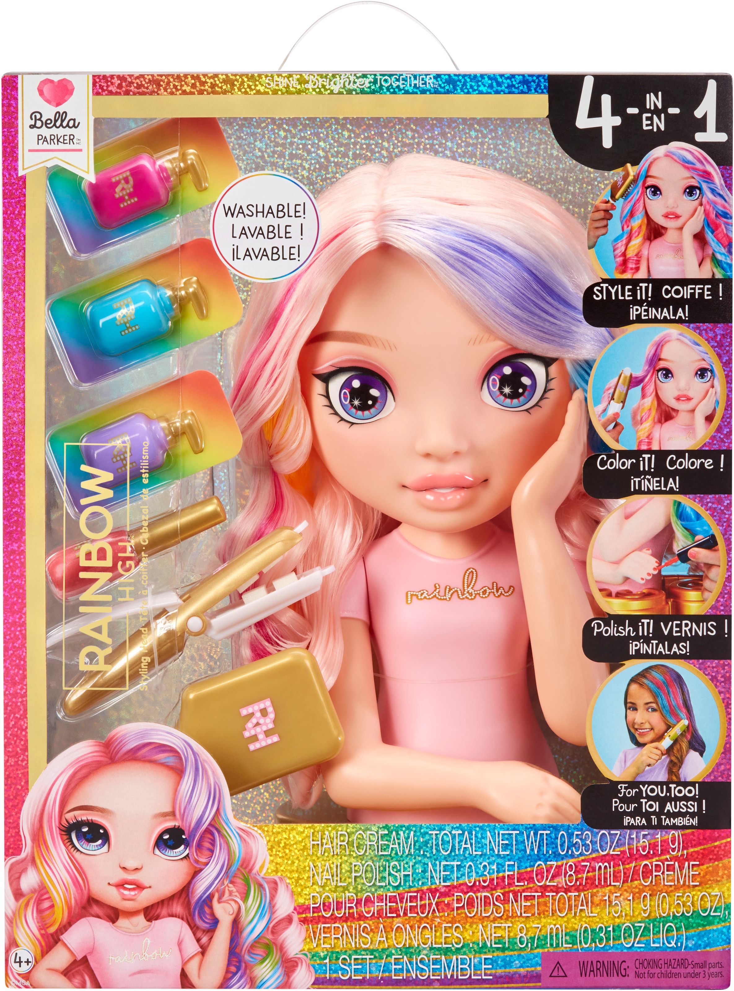 RAINBOW HIGH Frisier- & Schminkkopf »Rainbow HIgh Styling Head Playset«