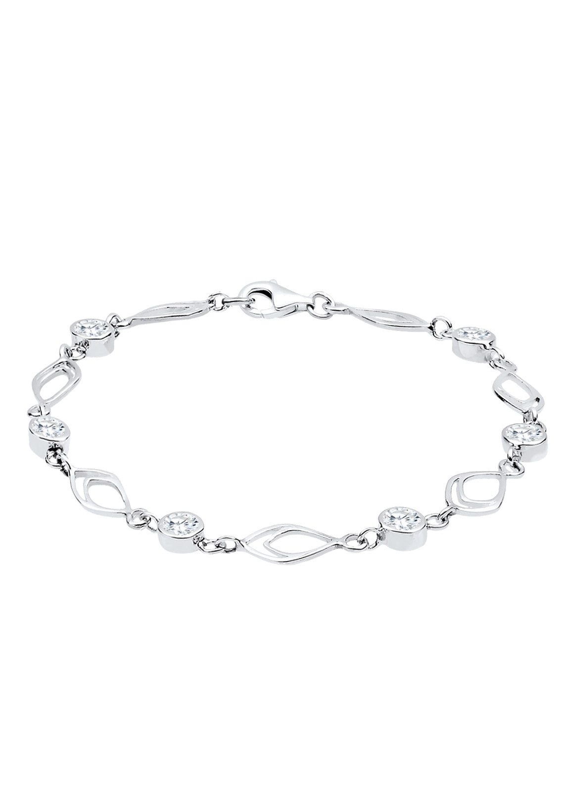 Elli Silberarmband »0210511113«, mit Kristallen