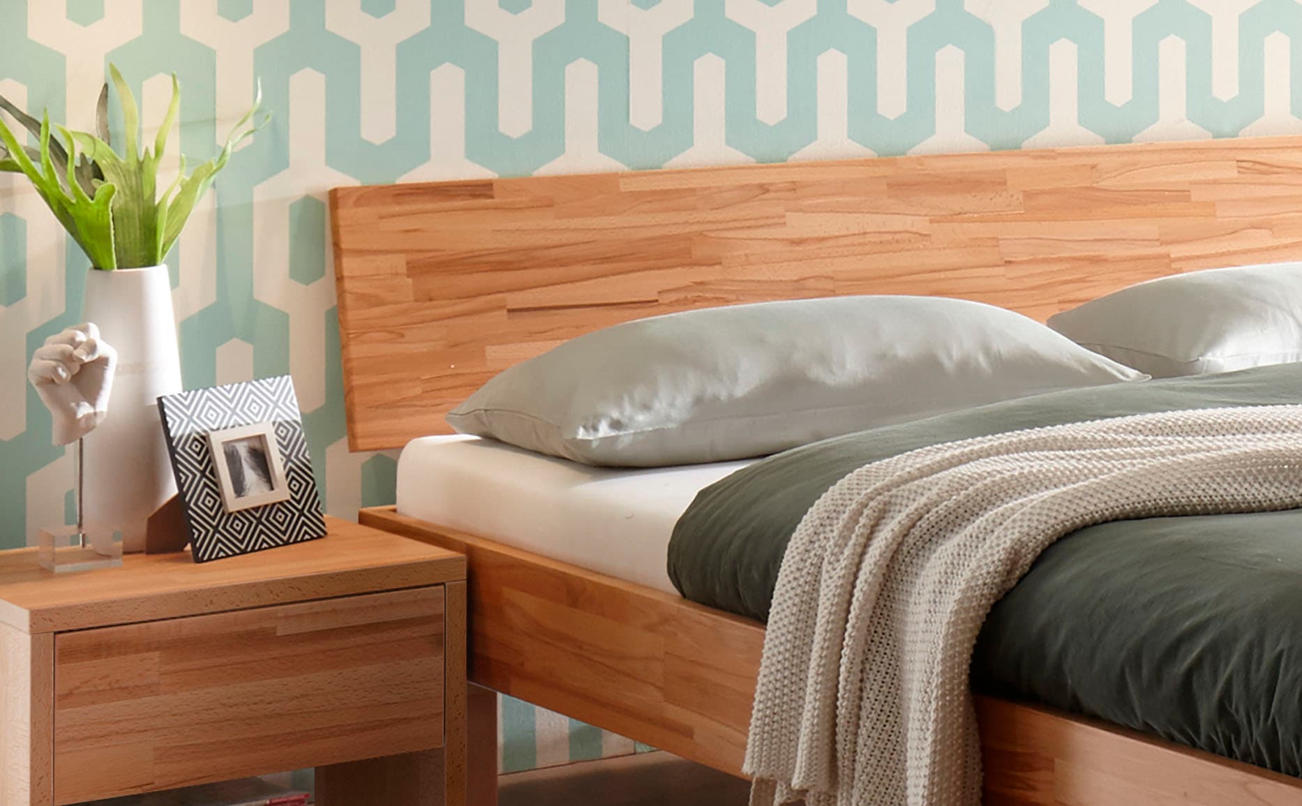 HASENA Holzbett »Forti« Fußhöhe 25 cm