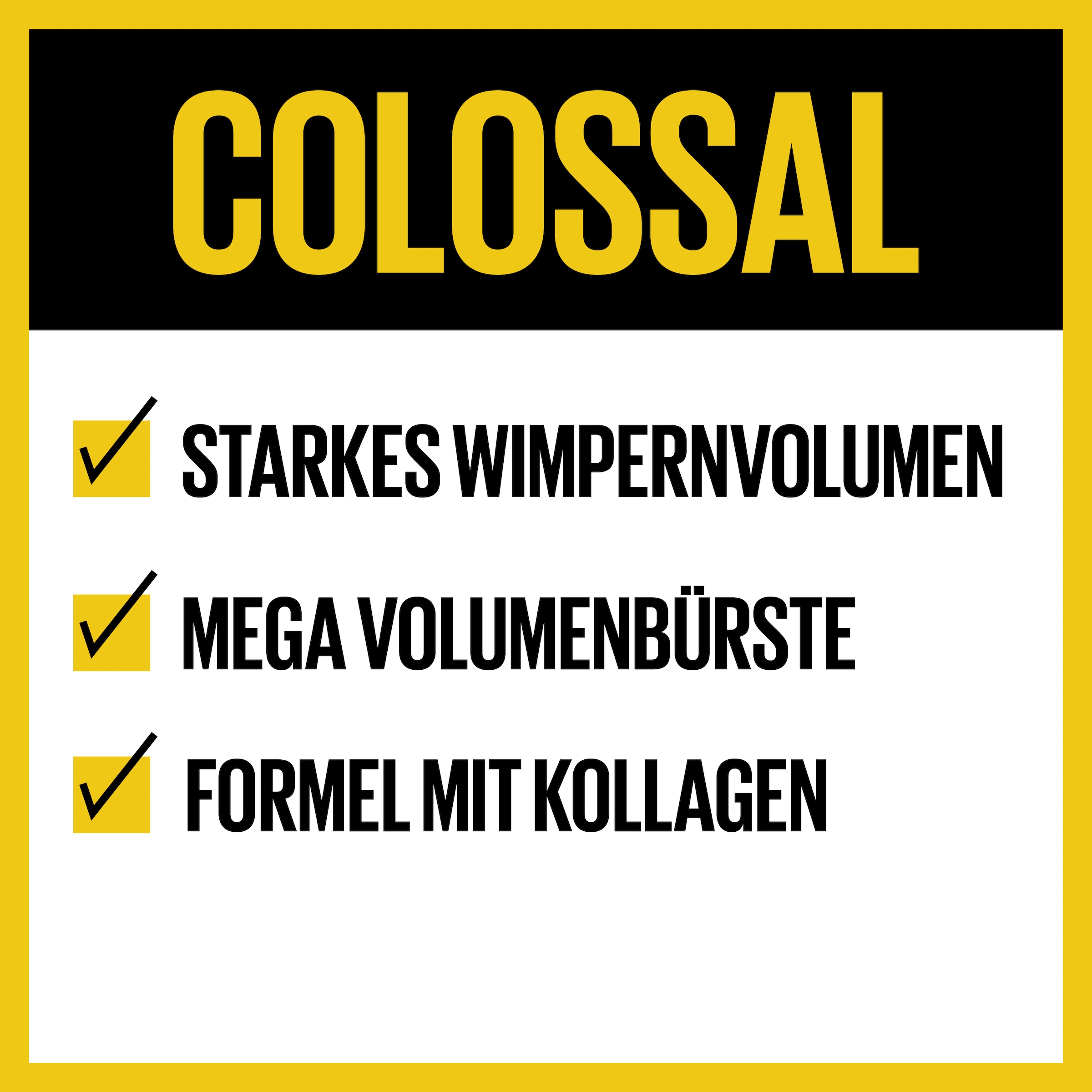 MAYBELLINE NEW YORK Mascara »Volum' Express Colossal Go Extreme!« mit hochkonzentrierter Formel