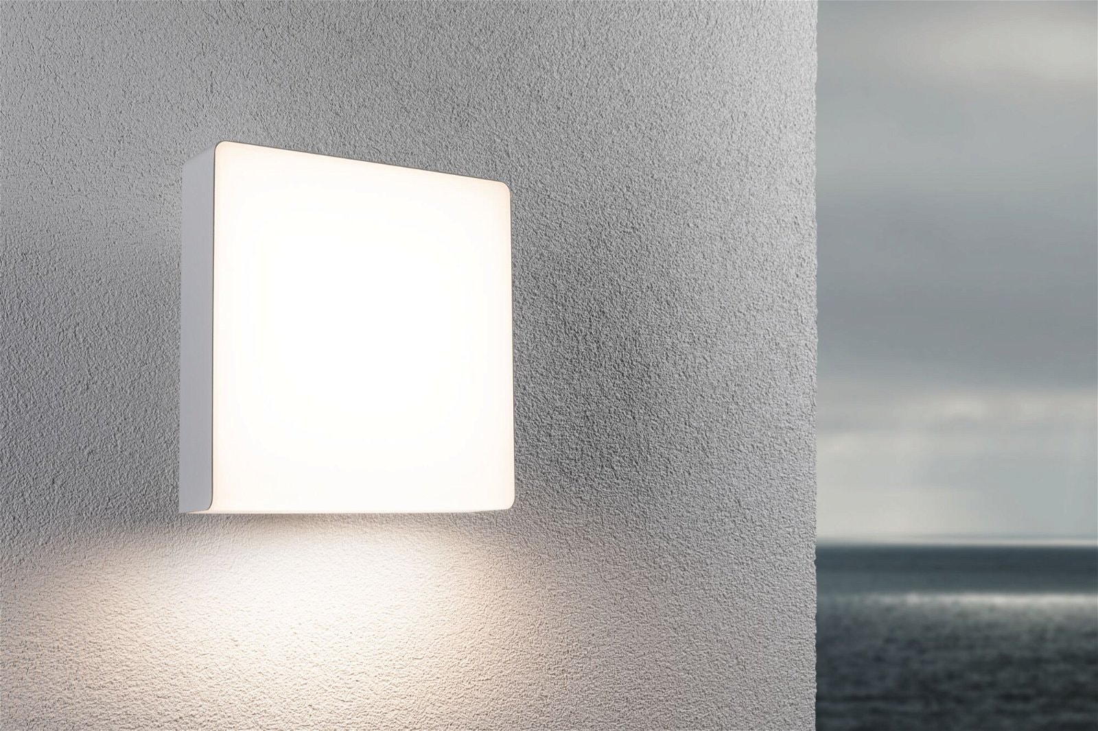 Paulmann LED Außen-Wandleuchte »Azalena IP44 250x97mm 3000K 8,5W 700lm 230V Kunststoff, Aluminium«, 1 flammig, Bewegungsmelder mit Hochfrequenz-Sensor IP44