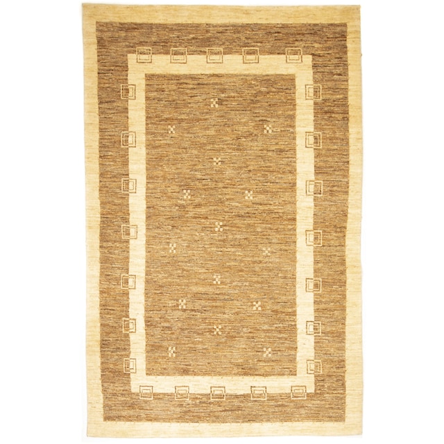 morgenland Wollteppich »Loribaft Teppich handgeknüpft hellbraun«, rechteckig,  handgeknüpft im OTTO Online-Shop
