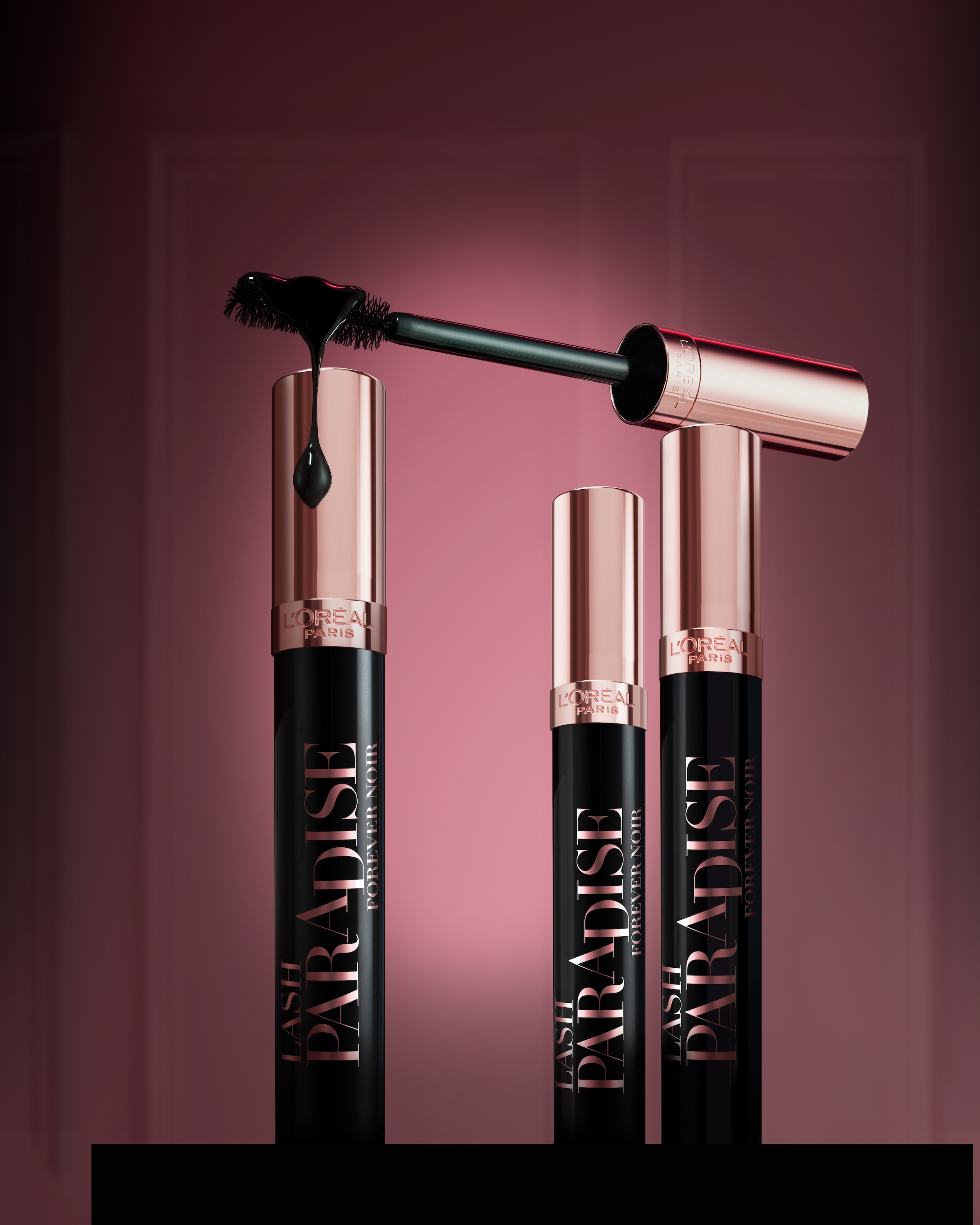 L'ORÉAL PARIS Mascara »Lash Paradise Forever Noir«, mit tiefschwarzer Textur
