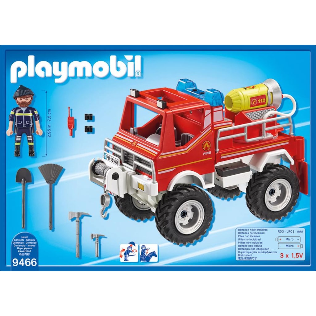 Playmobil® Konstruktions-Spielset »Feuerwehr-Truck (9466), City Action«