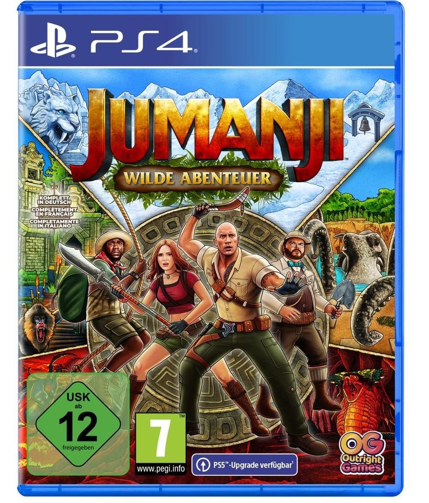 Spielesoftware »Jumanji: Wilde Abenteuer«, PlayStation 4