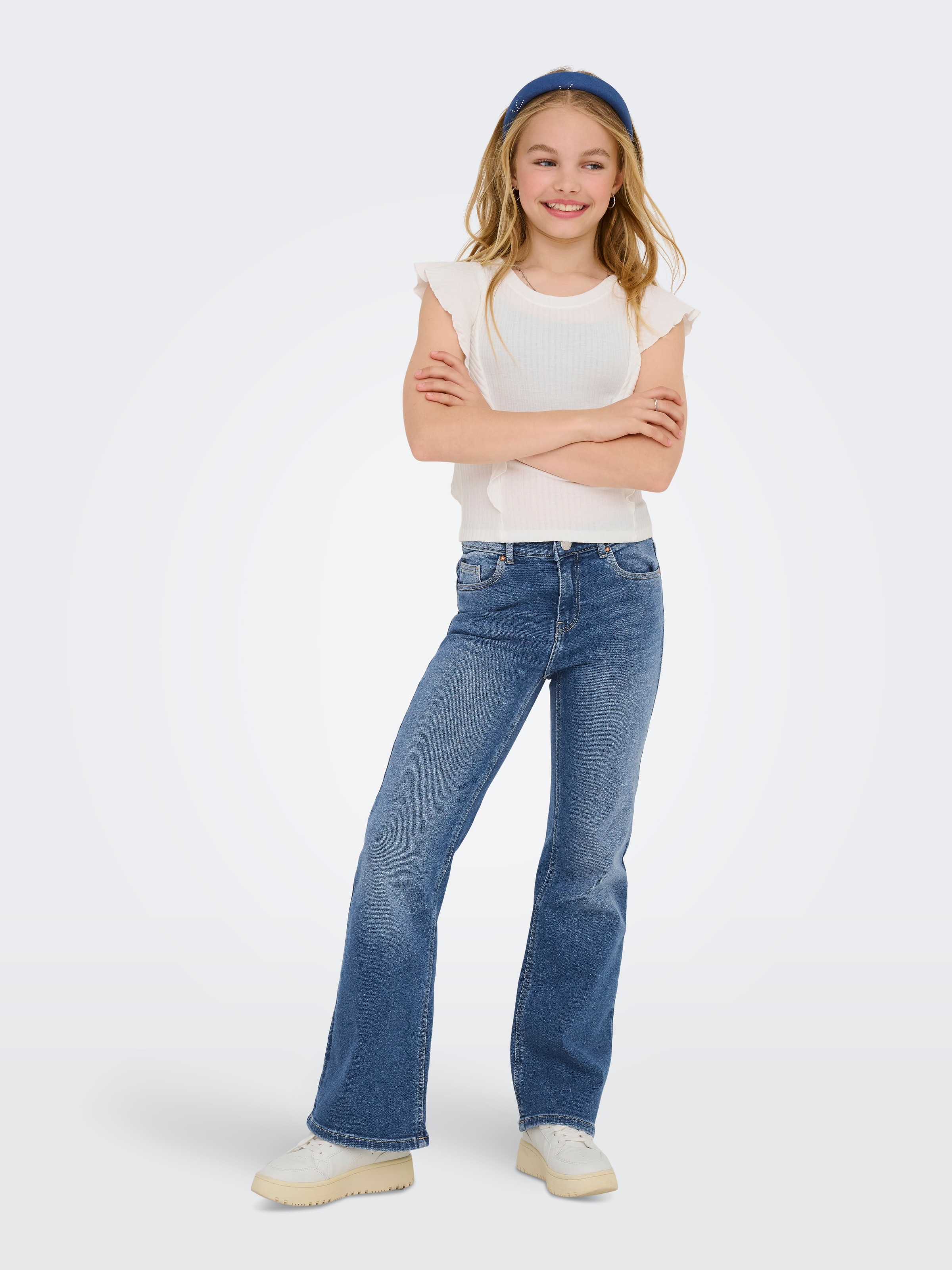 KIDS ONLY Bootcut-Jeans »KOGJUICY LIFE FLARED DNM CRO557 NOOS«