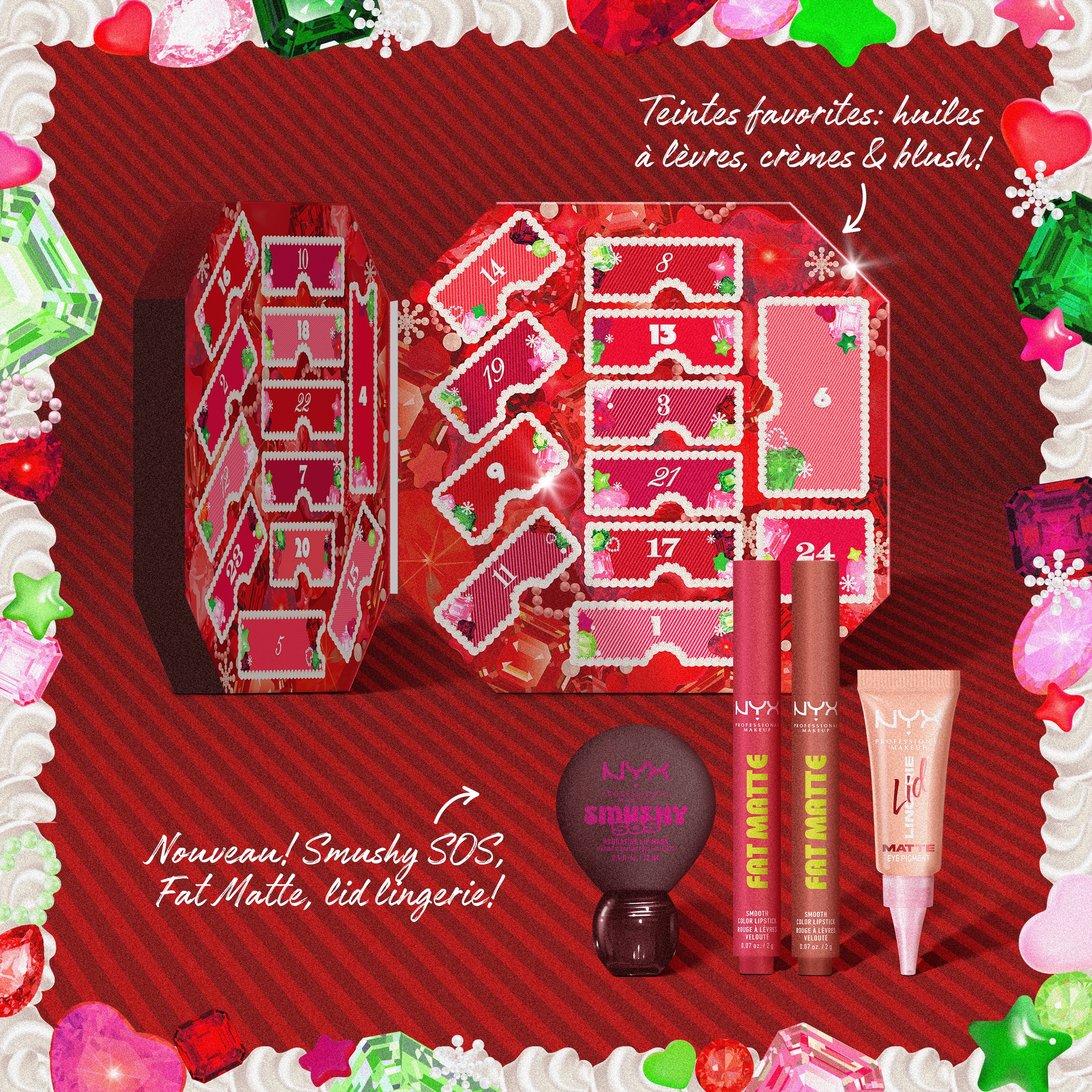 NYX PROFESSIONAL MAKEUP Kosmetik-Adventskalender »NYX Professional Makeup Bling Box Adventskalender« ab 13 Jahren