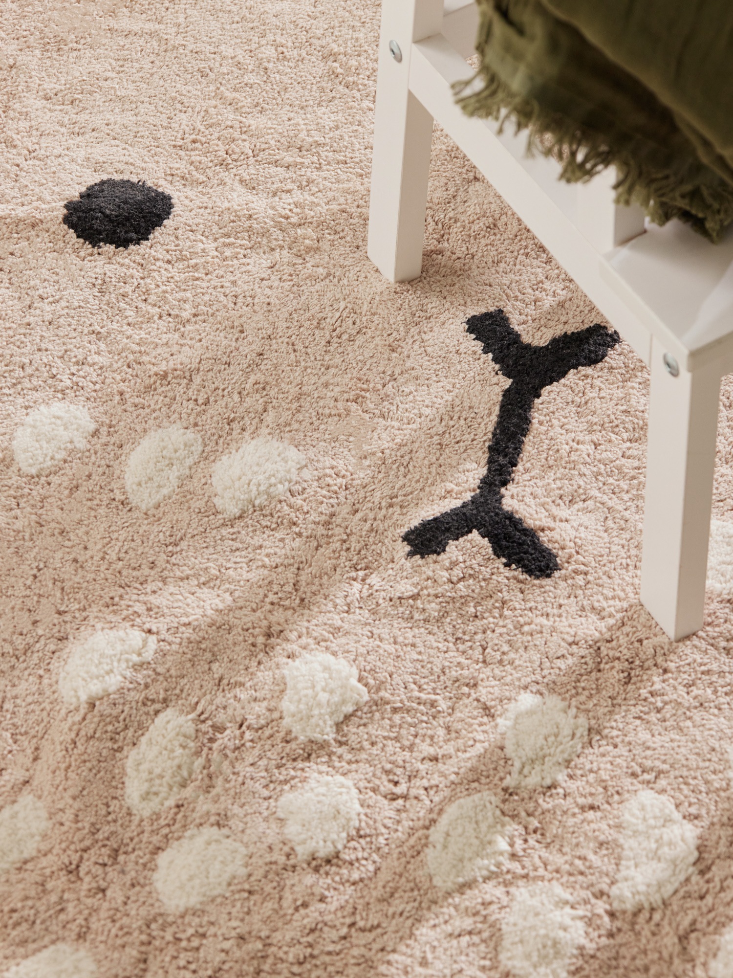 HANSE Home Kinderteppich »Pucki« Motivform 10 mm Höhe Waschbar, Handgemacht, Baumwolle, Rutschfest Spielteppich Kinderzimmer