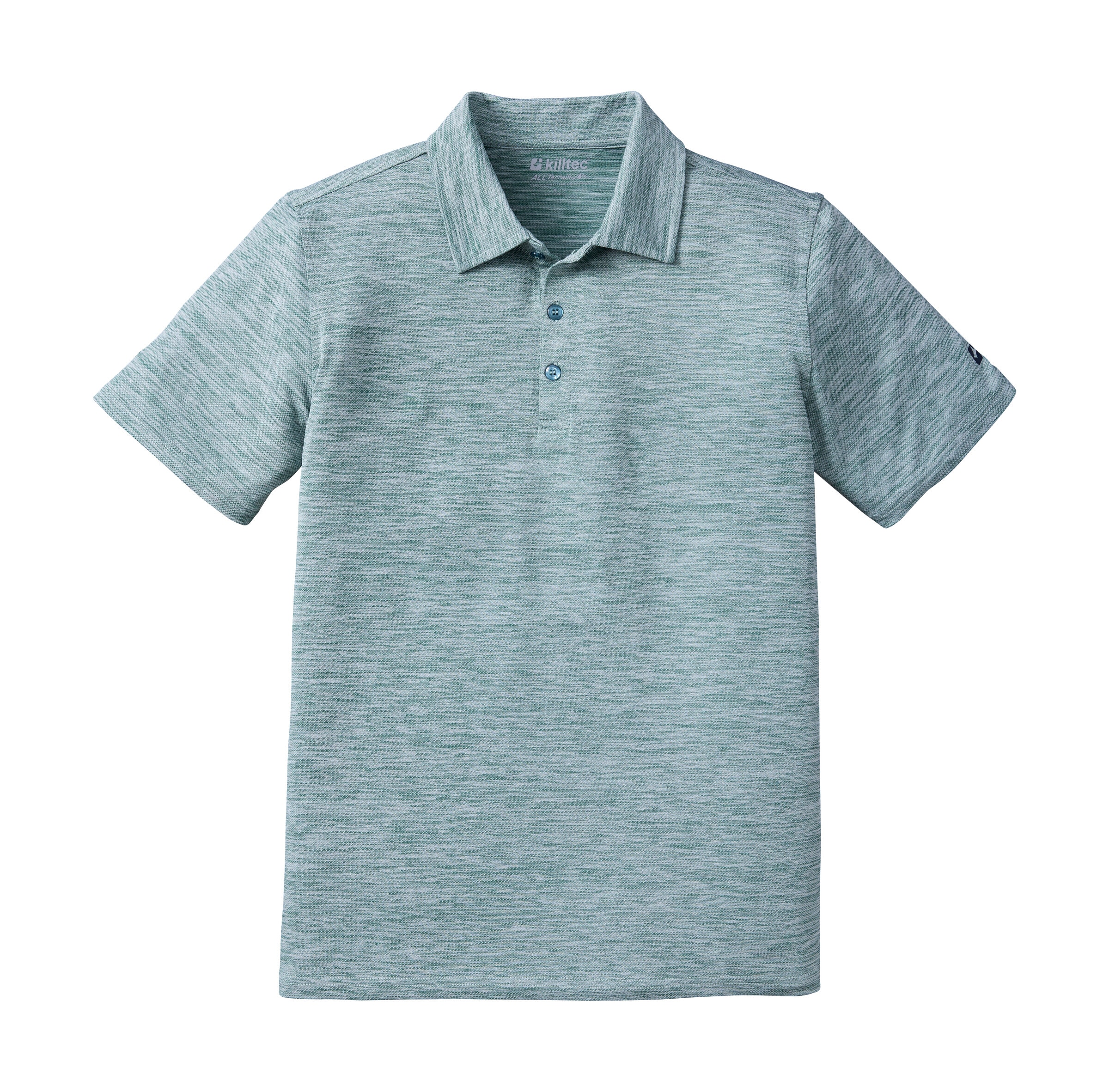 Killtec Poloshirt »Lilleo MN PL SHRT«, Feuchtigkeitstransportierendes, schnelltrocknendes Melange-Poloshirt