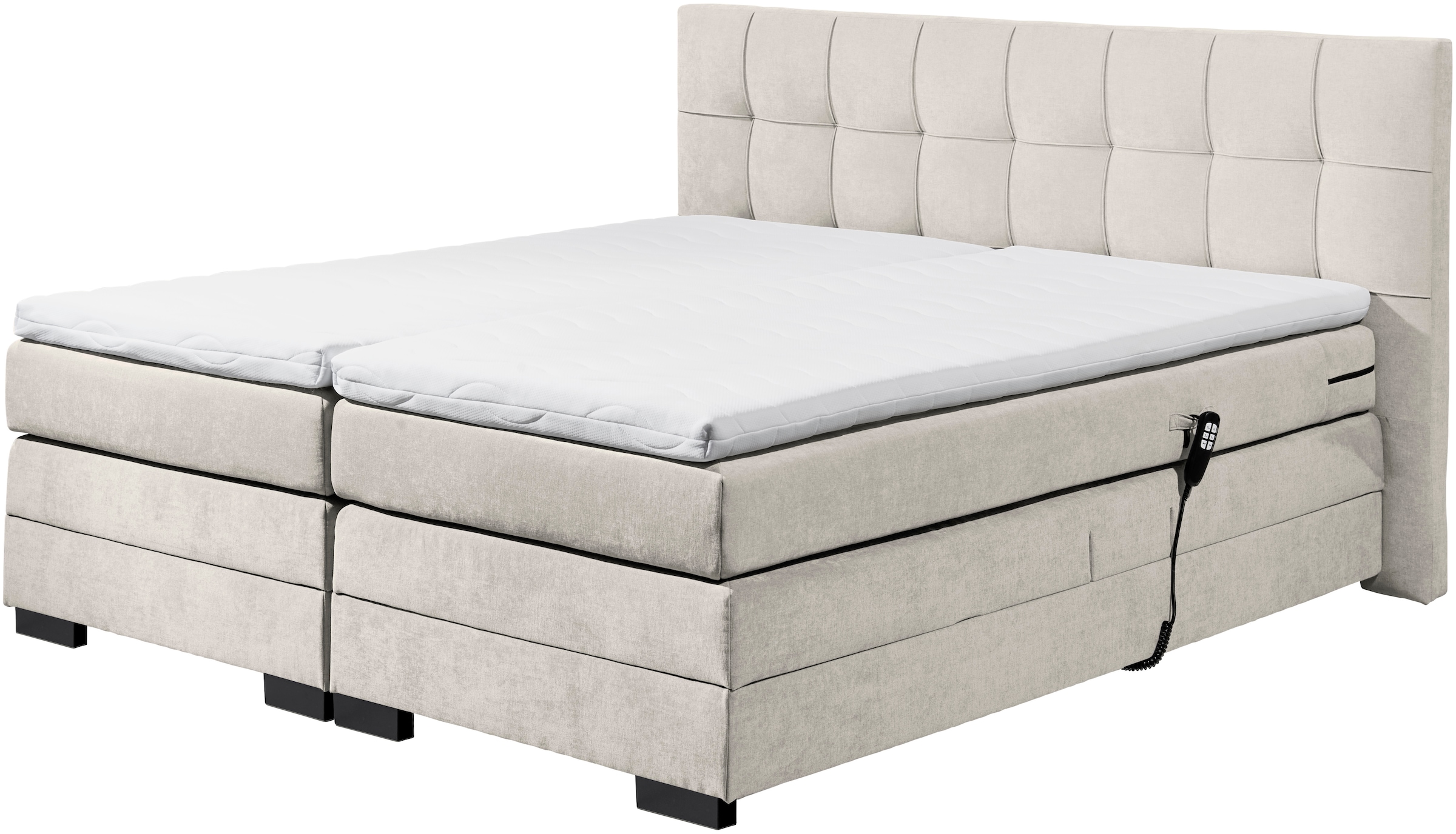 ED EXCITING DESIGN Boxspringbett »Talena«, inkl. Motor und Topper