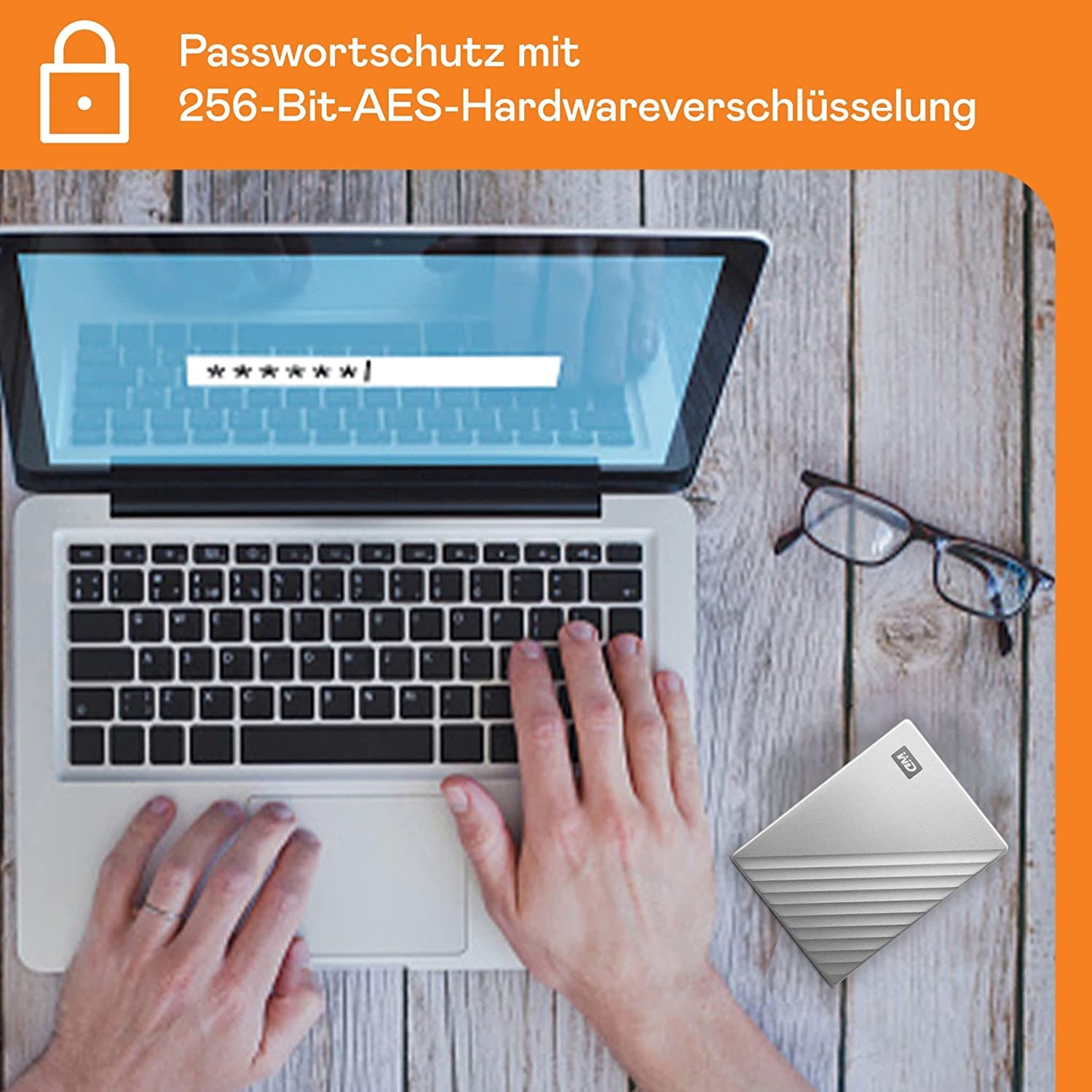 Western Digital externe HDD-Festplatte »WD My Passport Ultra«, Anschluss USB-C
