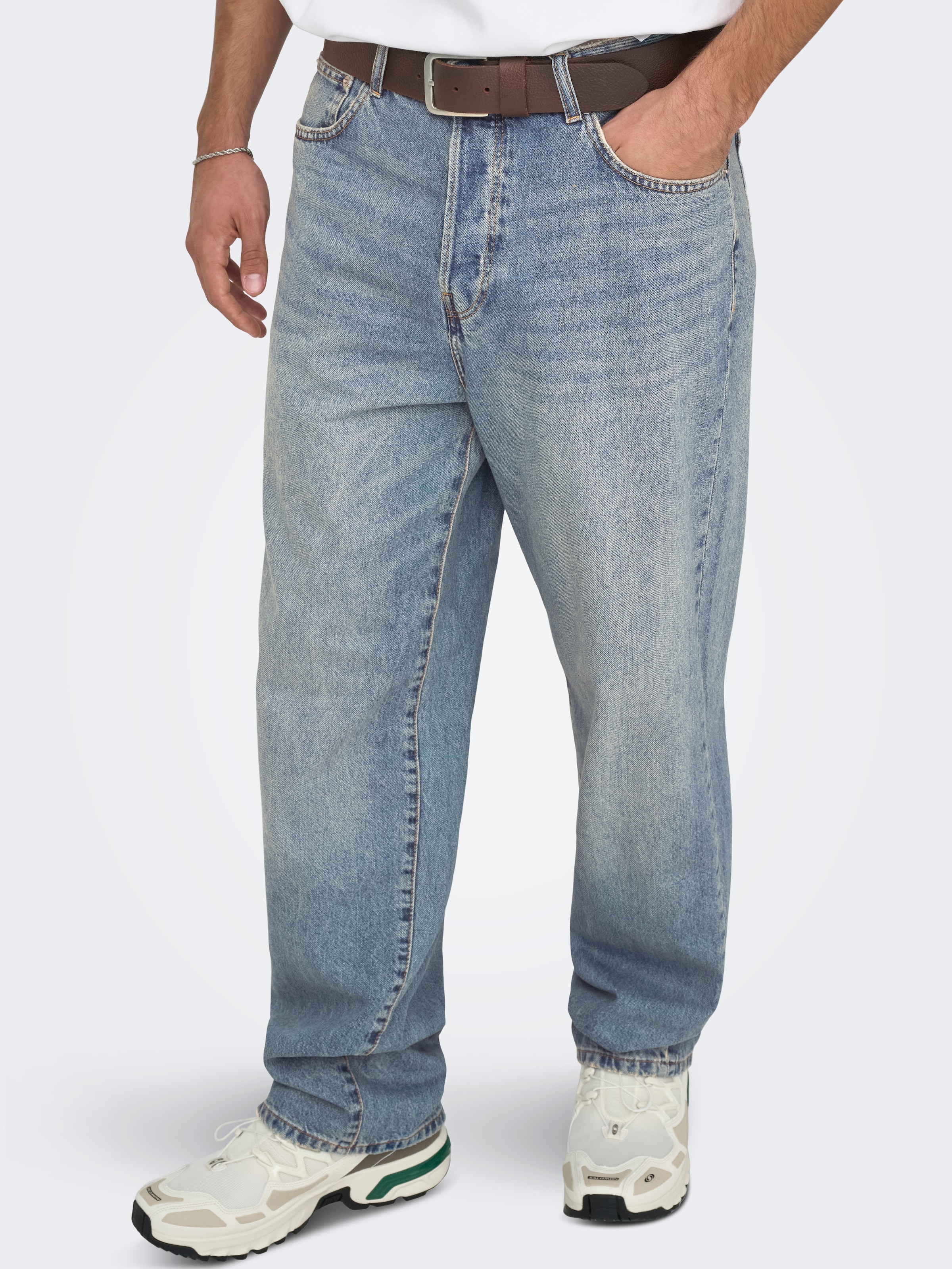 ONLY & SONS Loose-fit-Jeans »ONSFADE LOOSE WB 6778 A14 DNM NOOS«