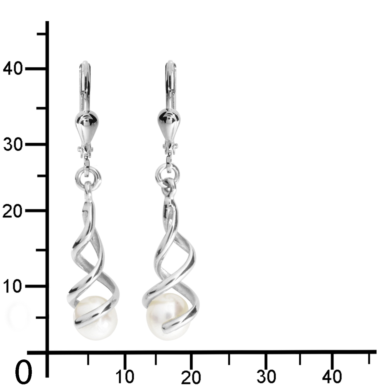 OSTSEE-SCHMUCK Paar Ohrhänger »- Lusia - Silber 925/000 - Zuchtperle«