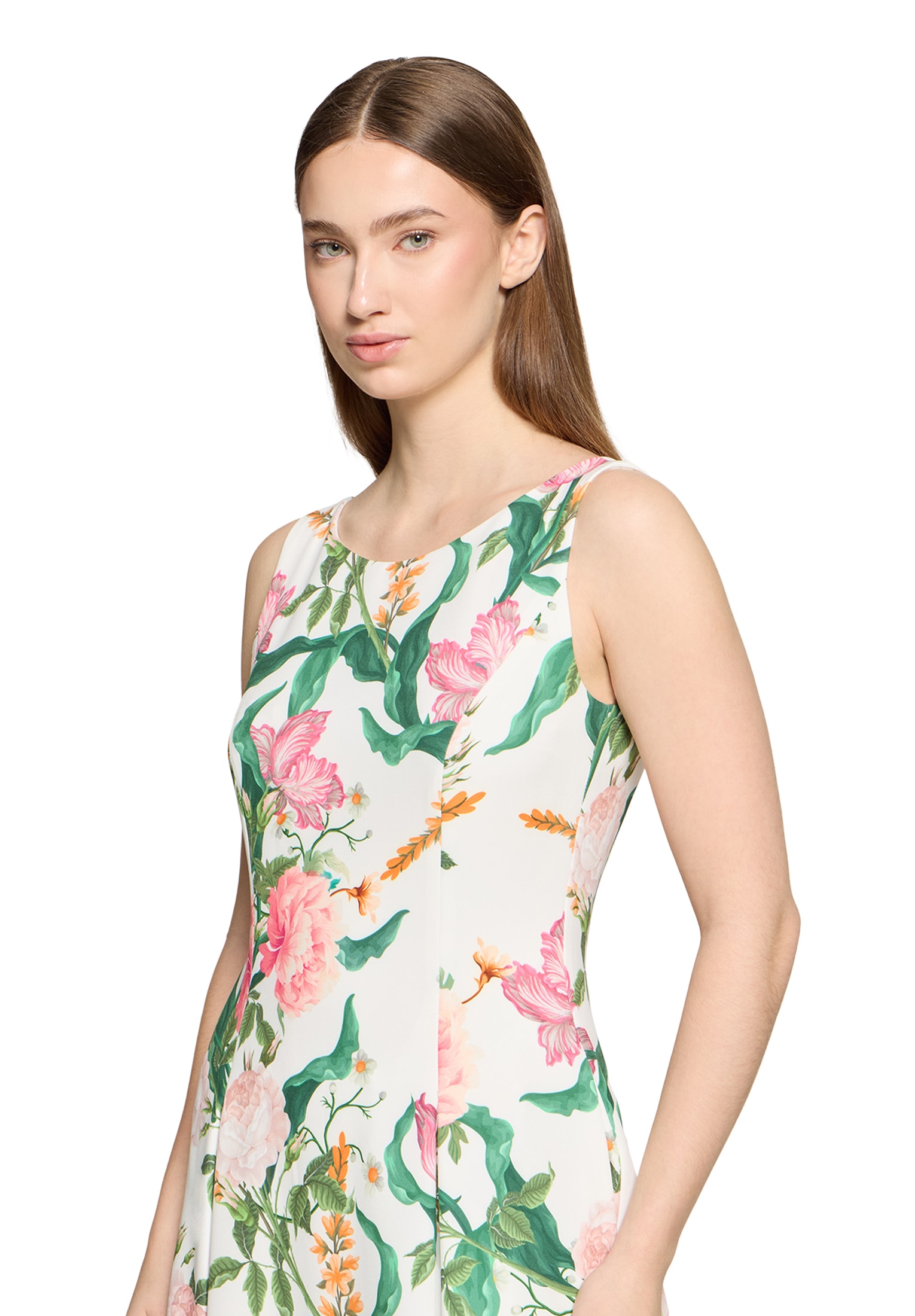 Vera Mont Sommerkleid »Blumenkleid mit Kellerfalten«
