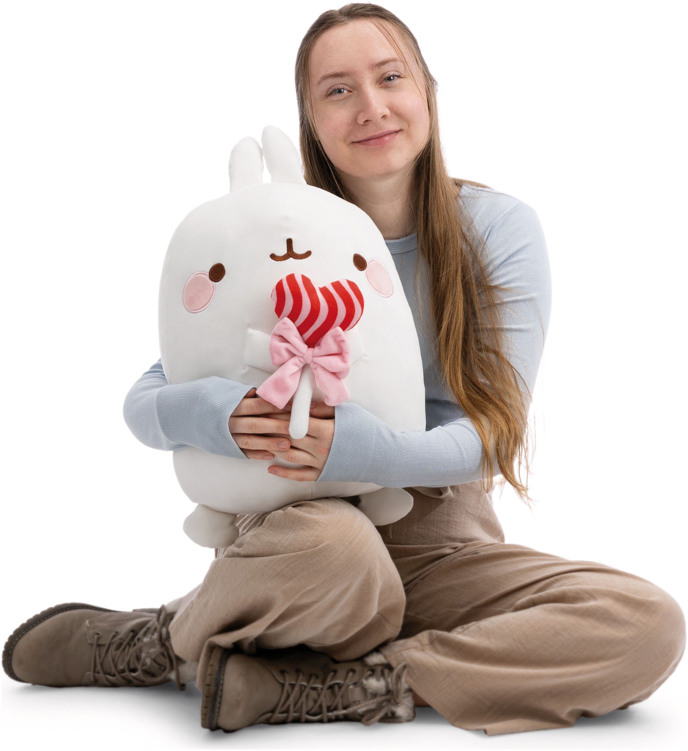 Nici Kuscheltier »MOLANG mit Lolli, 48cm« mit Lolli