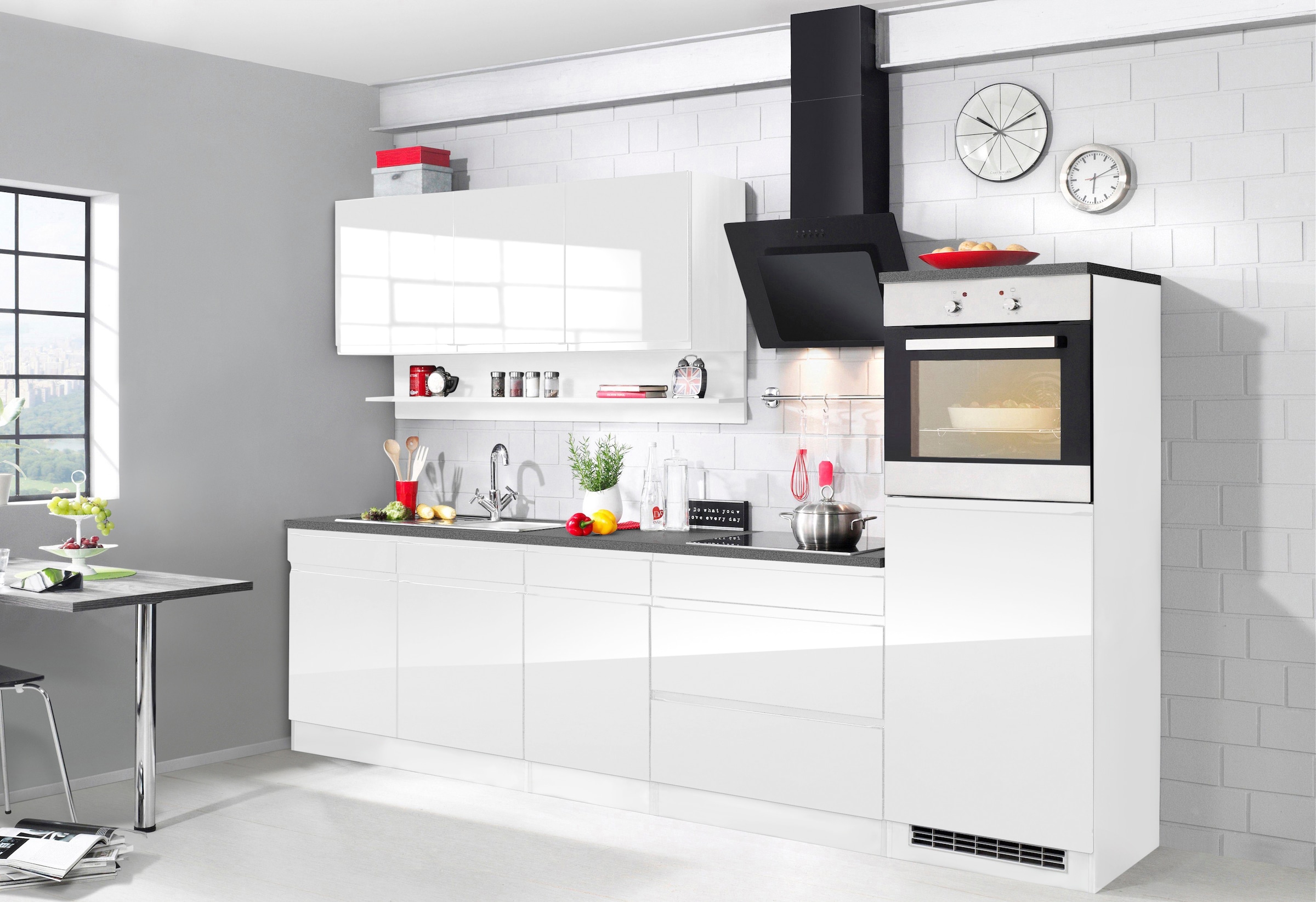 KOCHSTATION Küchenzeile »KS-Virginia« Breite 290, ohne E-Geräte