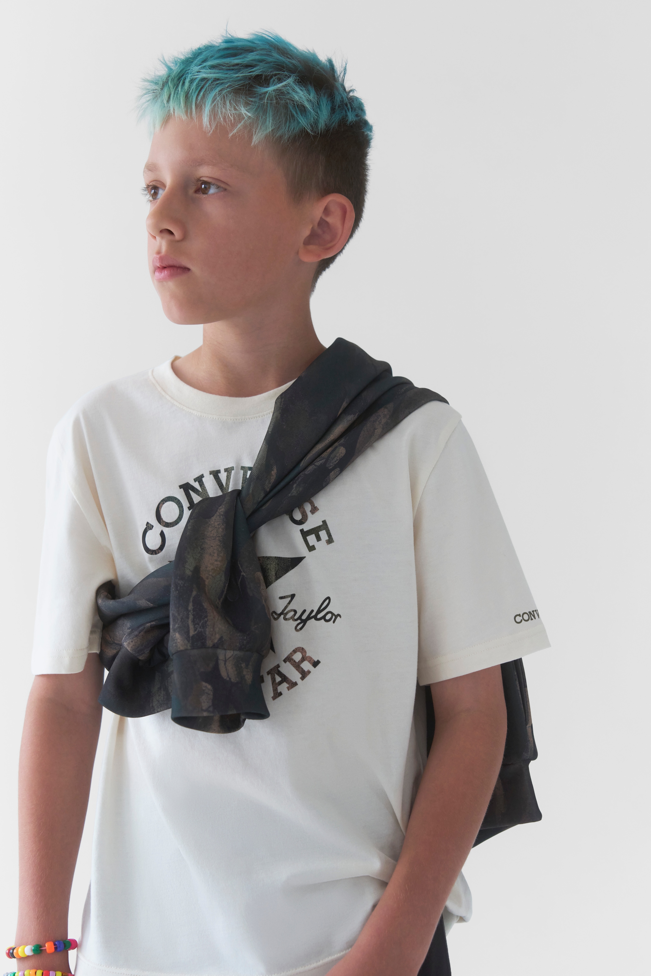 Converse T-Shirt »CNVB INDUSTRIAL BY NATURE DCTP« für Kinder, mit reflektierendem Logo, aus Baumwolle und Polyester