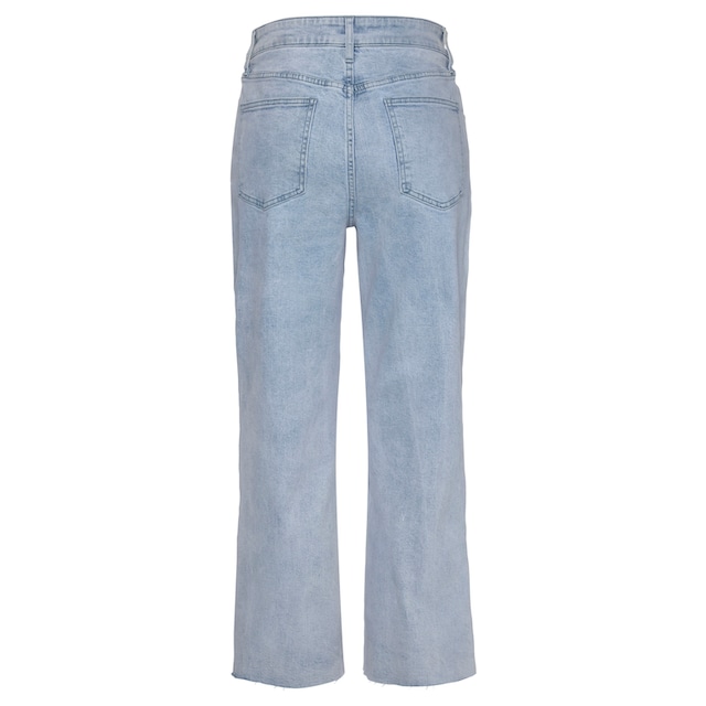 LASCANA 7/8-Jeans, mit leicht ausgefransten Beinabschlüssen im OTTO Online  Shop