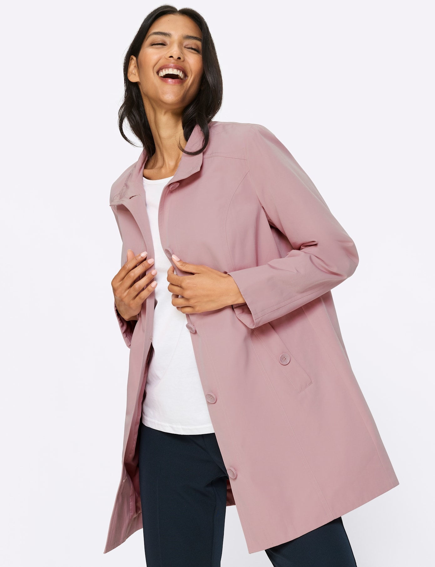 Classic Basics Langjacke ohne Kapuze