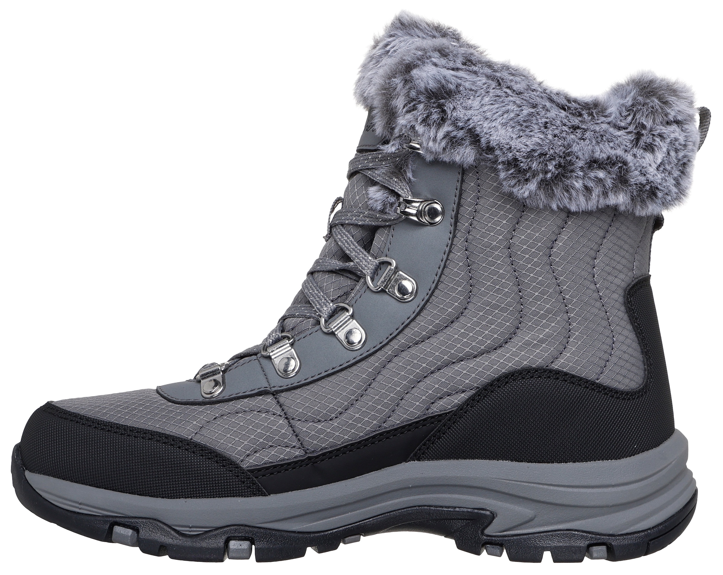 Skechers Winterboots »TREGO-STORMIE«  Snowboots, Schnürstiefel mit rutschhemmender Laufsohle