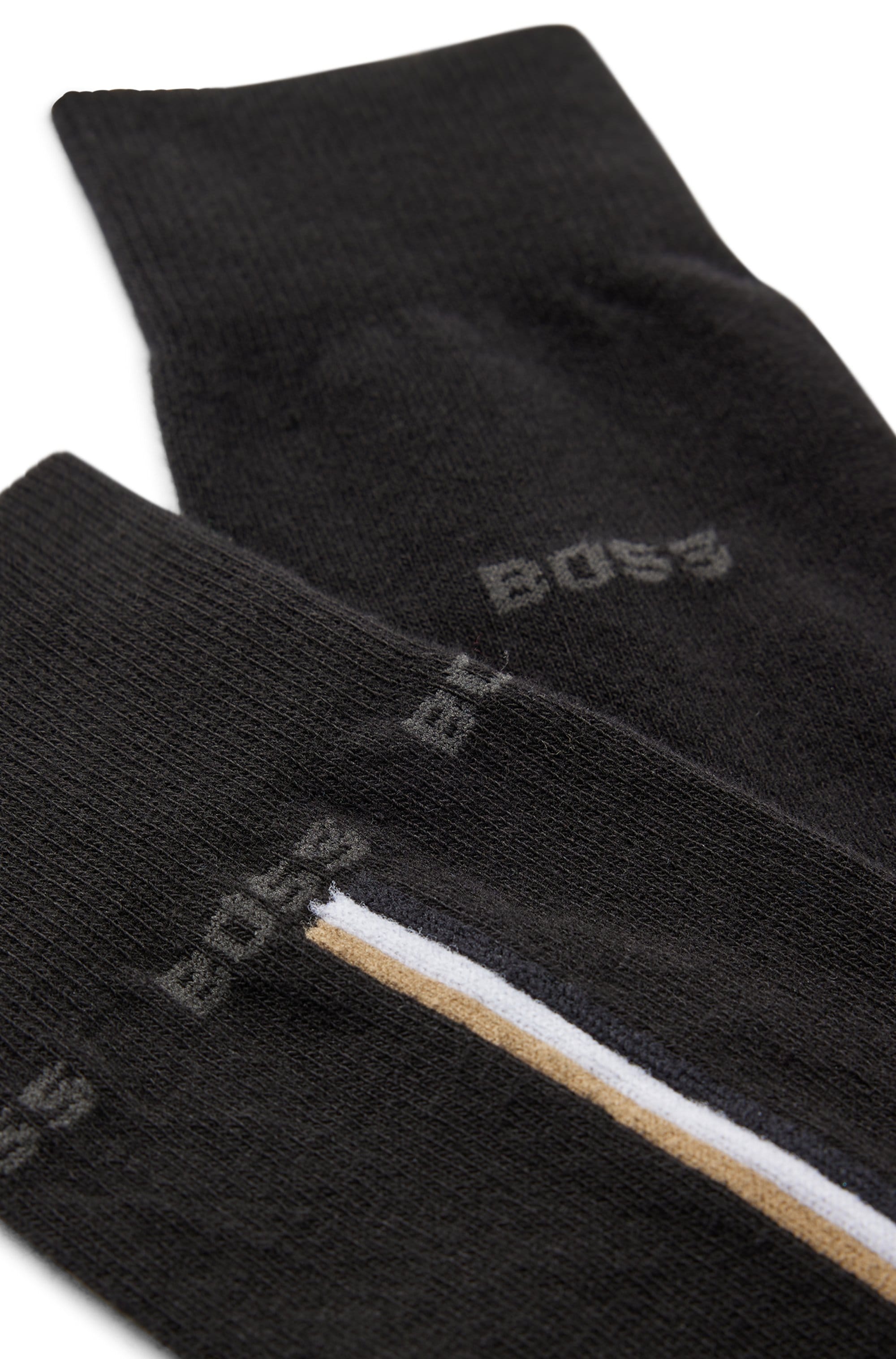 BOSS Businesssocken »2P RS Iconic CC«, (2 Paar), mit Kontraststreifen an der Seite