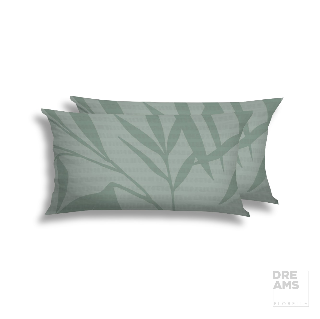 Florella Kissenbezüge »Palomo, Soft-Touch Seersucker, 50 % Viskose (Bambus), 50 % Baumwolle«, (2 St.), Doppelpack, passend für 2 Kissen 40 x 80 cm